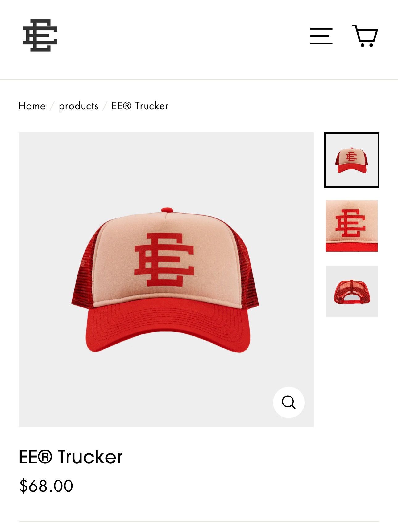 Eric Emanuel NEW Eric Emanuel Trucker Hat Valentines Size ONE SIZE - 11 Thumbnail