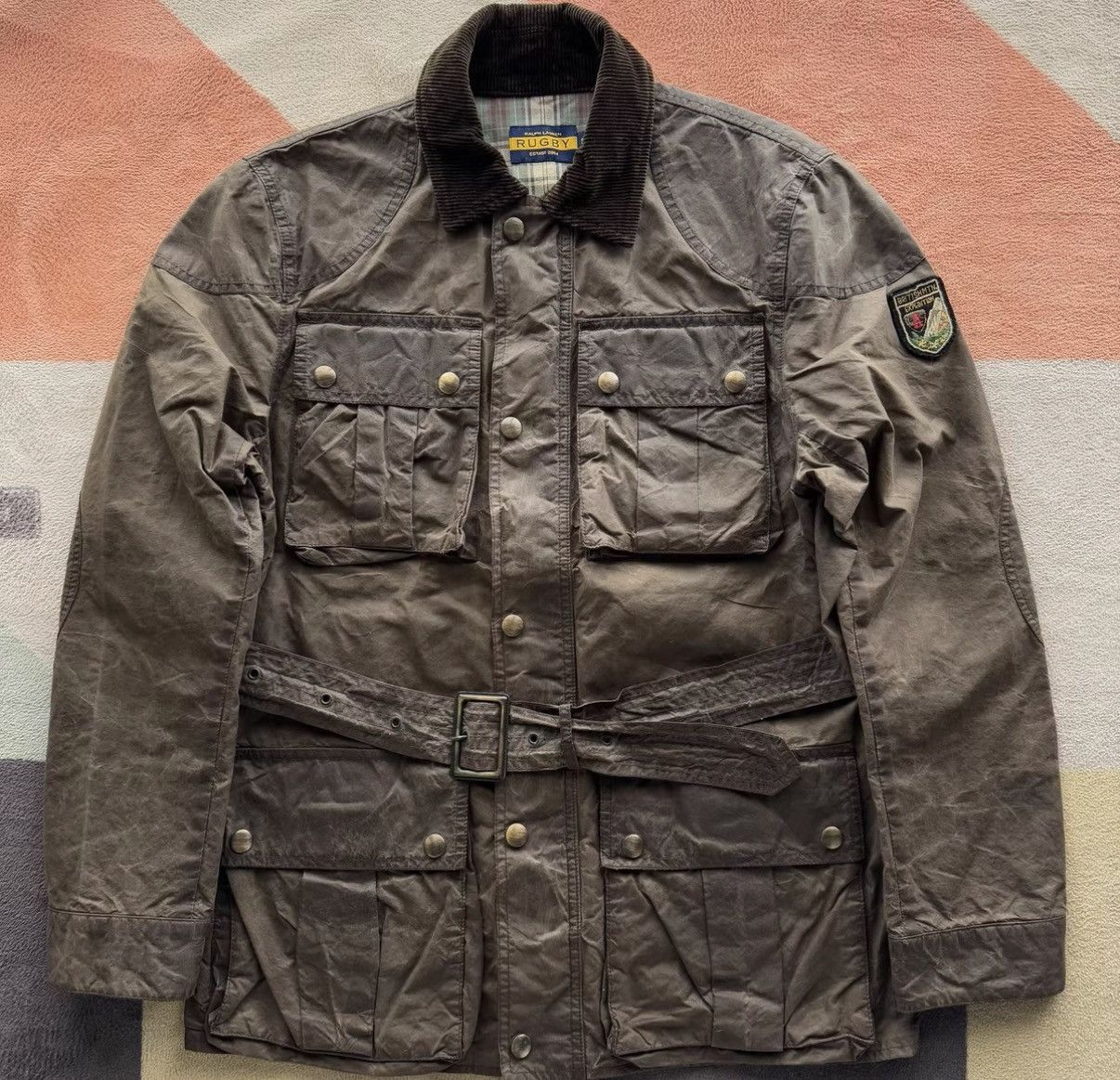 Polo Ralph Lauren RL Rugby Ralph Lauren Polo Moto Jacket Outdoor Coat K22 Size US S / EU 44-46 / 1 - 1 Thumbnail
