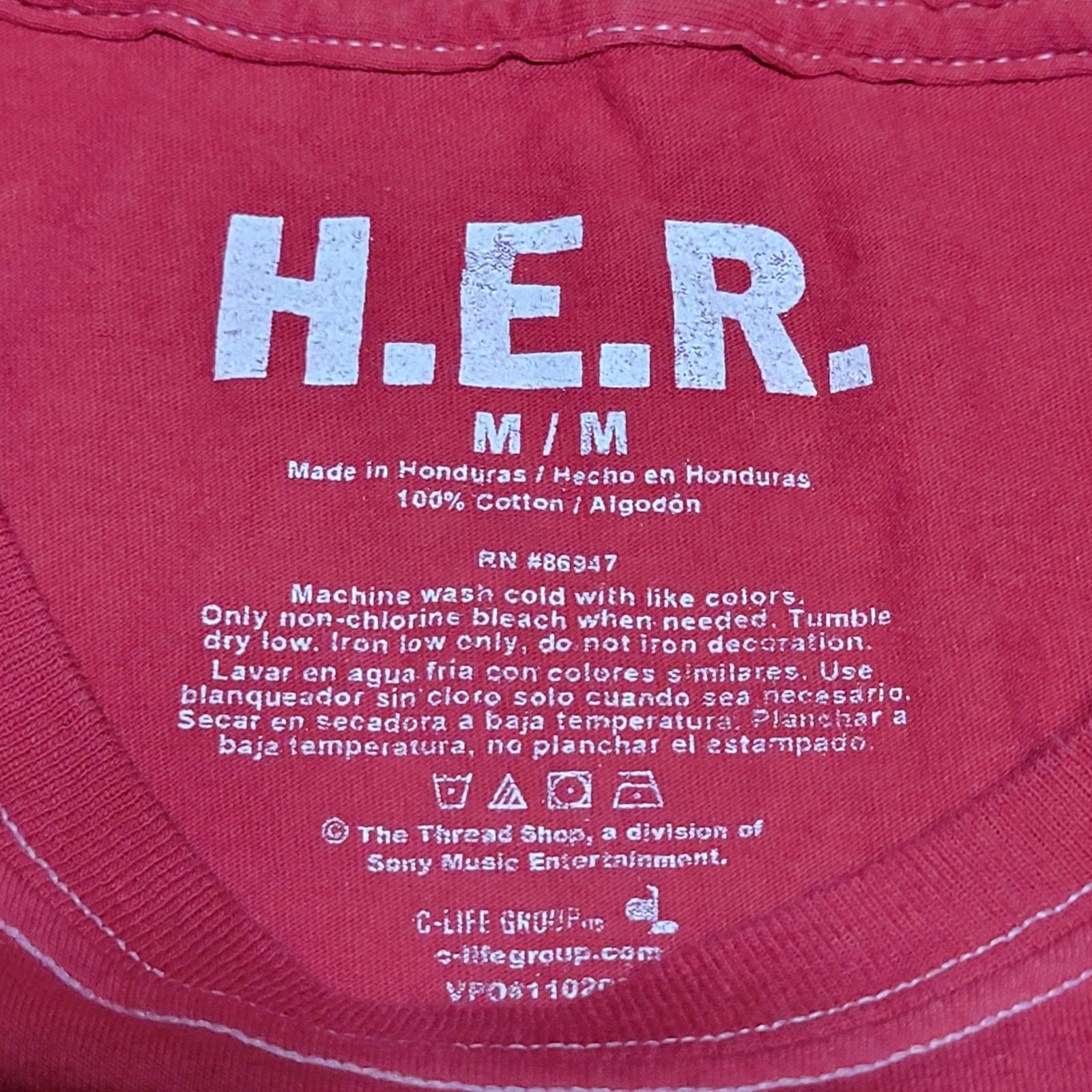Other H.E.R. SS Unisex Tee "Having Everything Revealed" - Medium Size M / US 6-8 / IT 42-44 - 4 Thumbnail