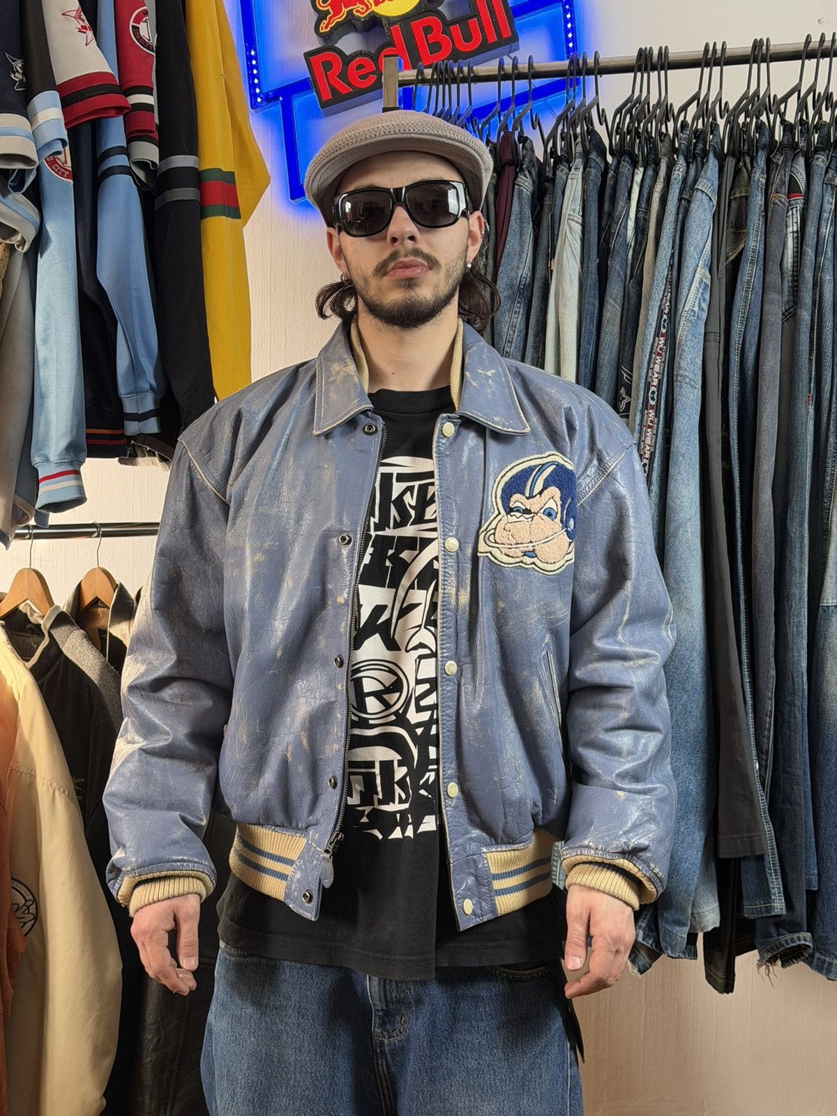 Avirex Vintage 1980s Avirex Special Cadet leather bomber jacket Size US S / EU 44-46 / 1 - 1 Thumbnail