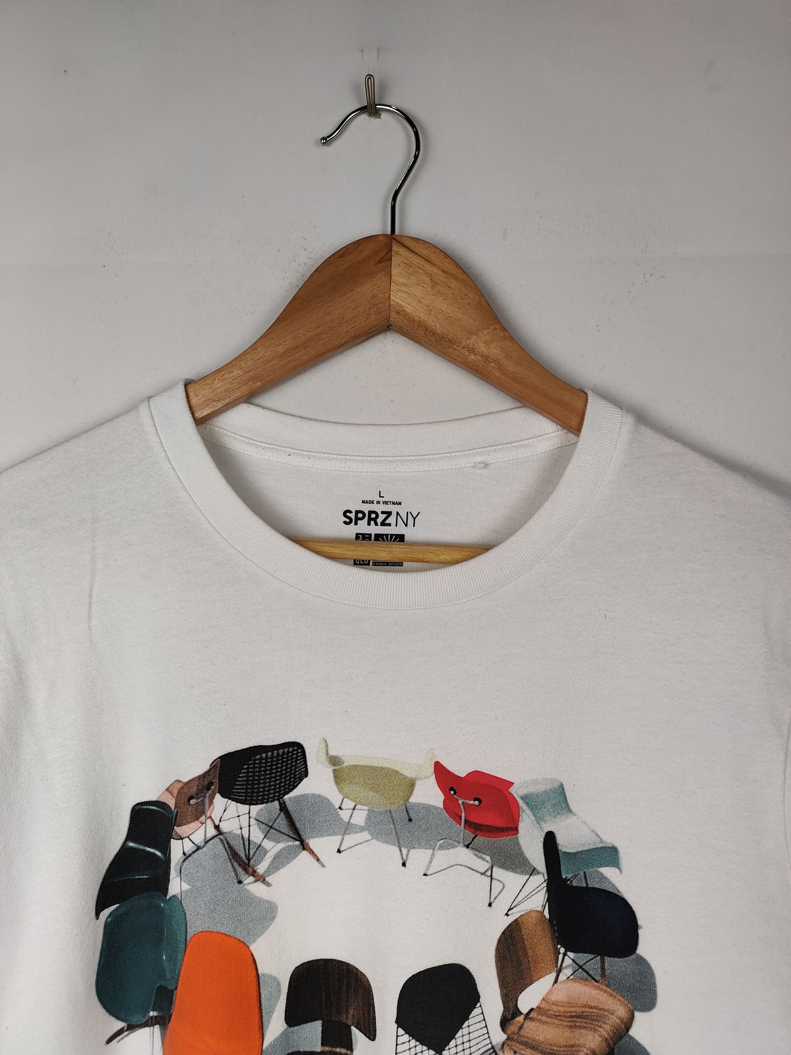 Japanese Brand Eames Office Art Chair Shirt Size US L / EU 52-54 / 3 - 2 Thumbnail
