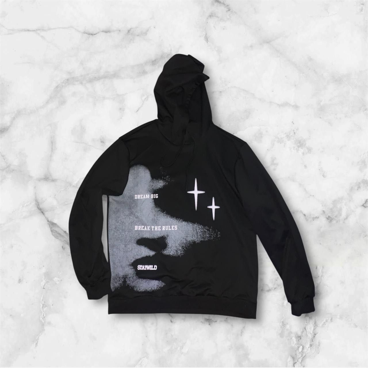 Other Black and white oversized hoodie Size US XL / EU 56 / 4 - 1 Thumbnail