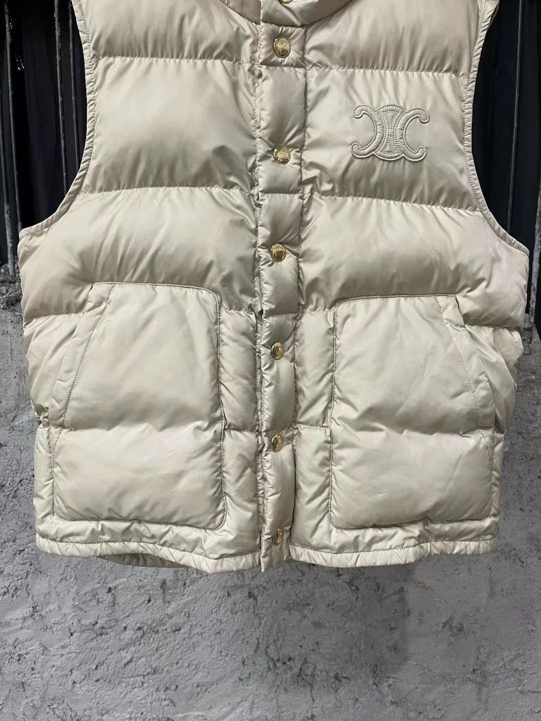 Celine Celine Padded Vest with Buttons Size US S / EU 44-46 / 1 - 4 Thumbnail