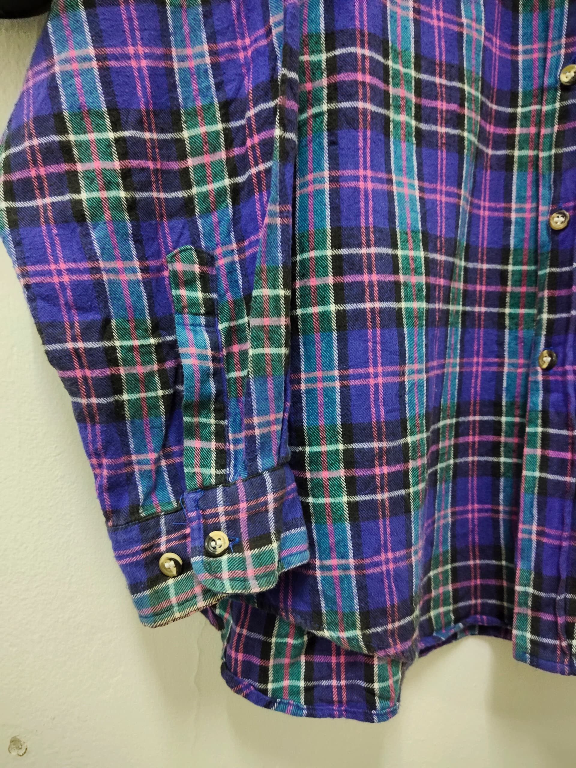 Japanese Brand Vintage Jungle Storm Japan brand flannel checkered Size US M / EU 48-50 / 2 - 5 Thumbnail