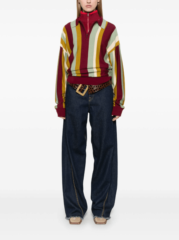 Martine Rose BNWT AW24 MARTINE ROSE SAME SAME VERTICAL STRIPE SWEATER S Size US S / EU 44-46 / 1 - 13 Thumbnail
