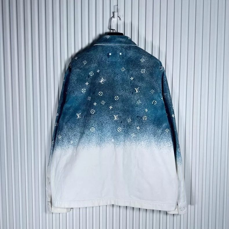 Louis Vuitton Louis Vuitton size 4l Blue starry sky denim jacket Nextarr Size US M / EU 48-50 / 2 - 2 Thumbnail