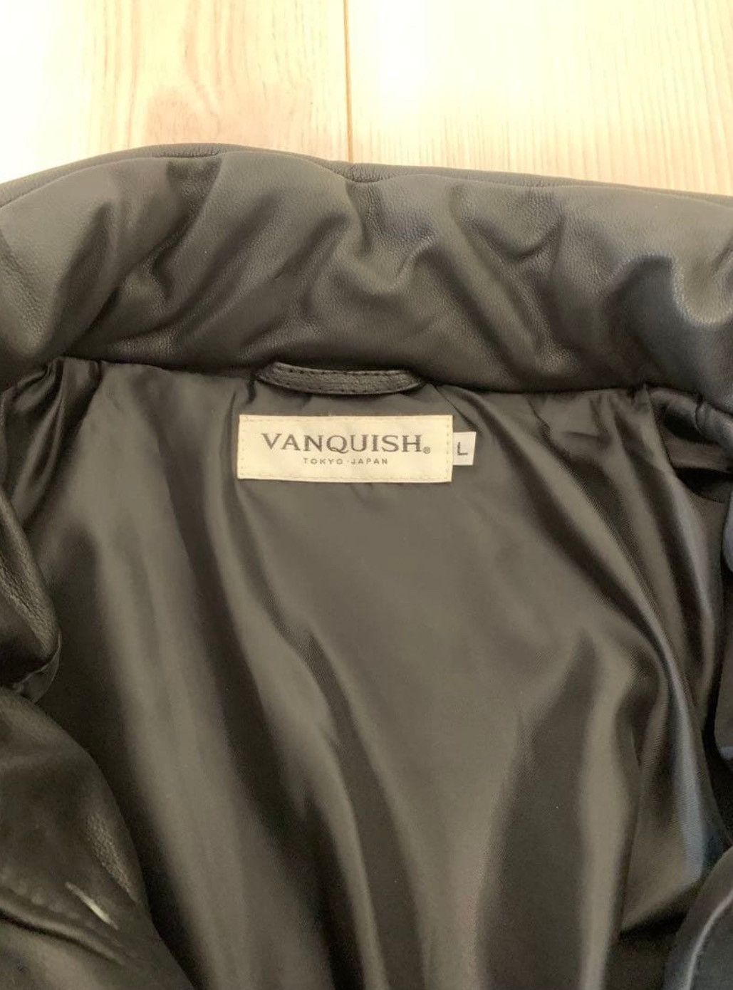 Vanquish Vanquish padded goat leather jacket Size US M / EU 48-50 / 2 - 3 Thumbnail