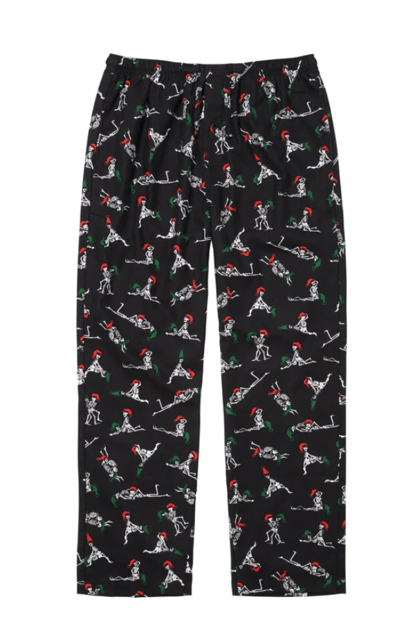 Hanes × Supreme Supreme Black Black Holiday Pajama Set FW25 Size 36 - 3 Thumbnail