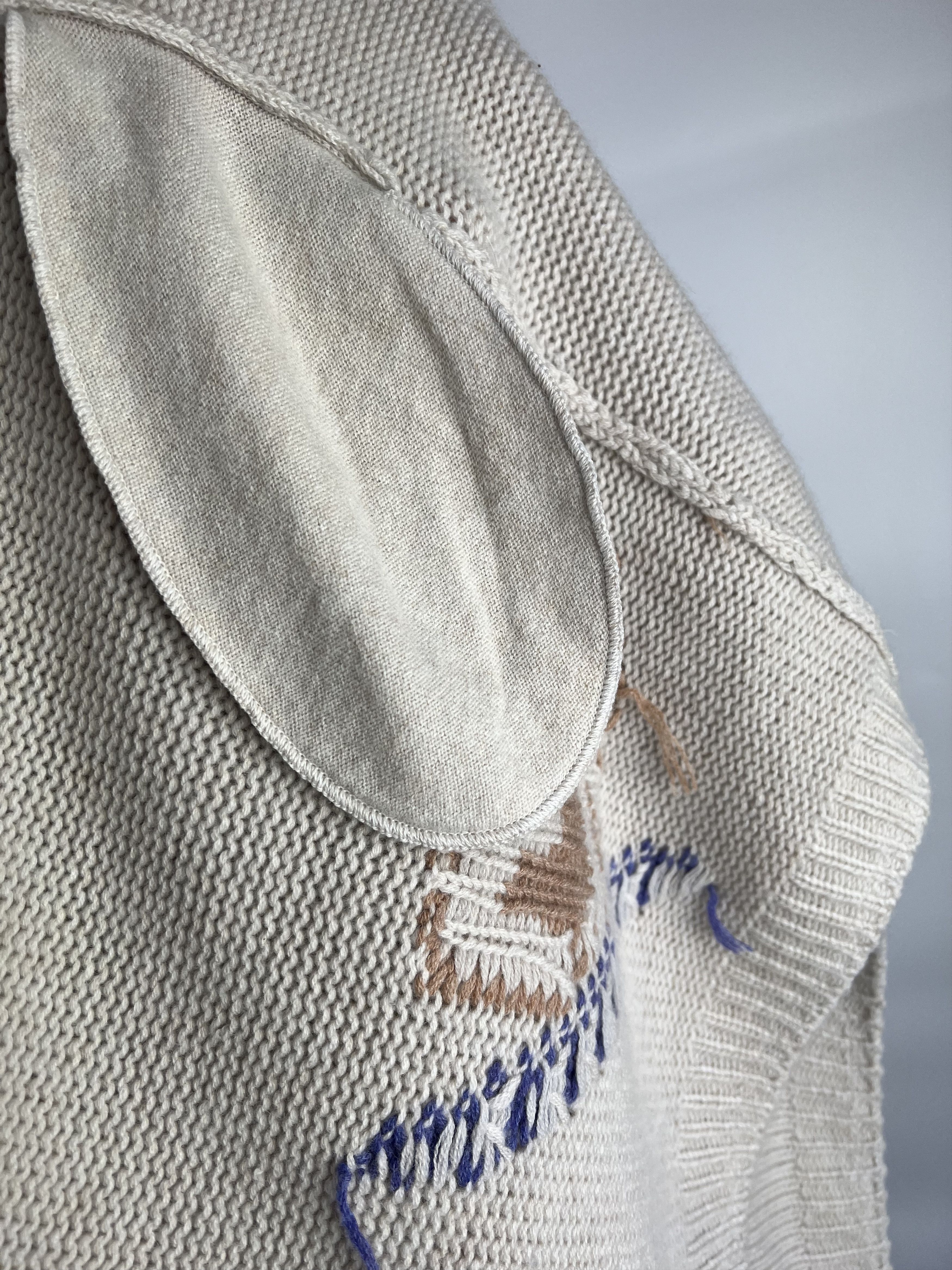Designer Mia Fratino 100% Cashmere Knit Open Cardigan One Size Size ONE SIZE - 15 Thumbnail