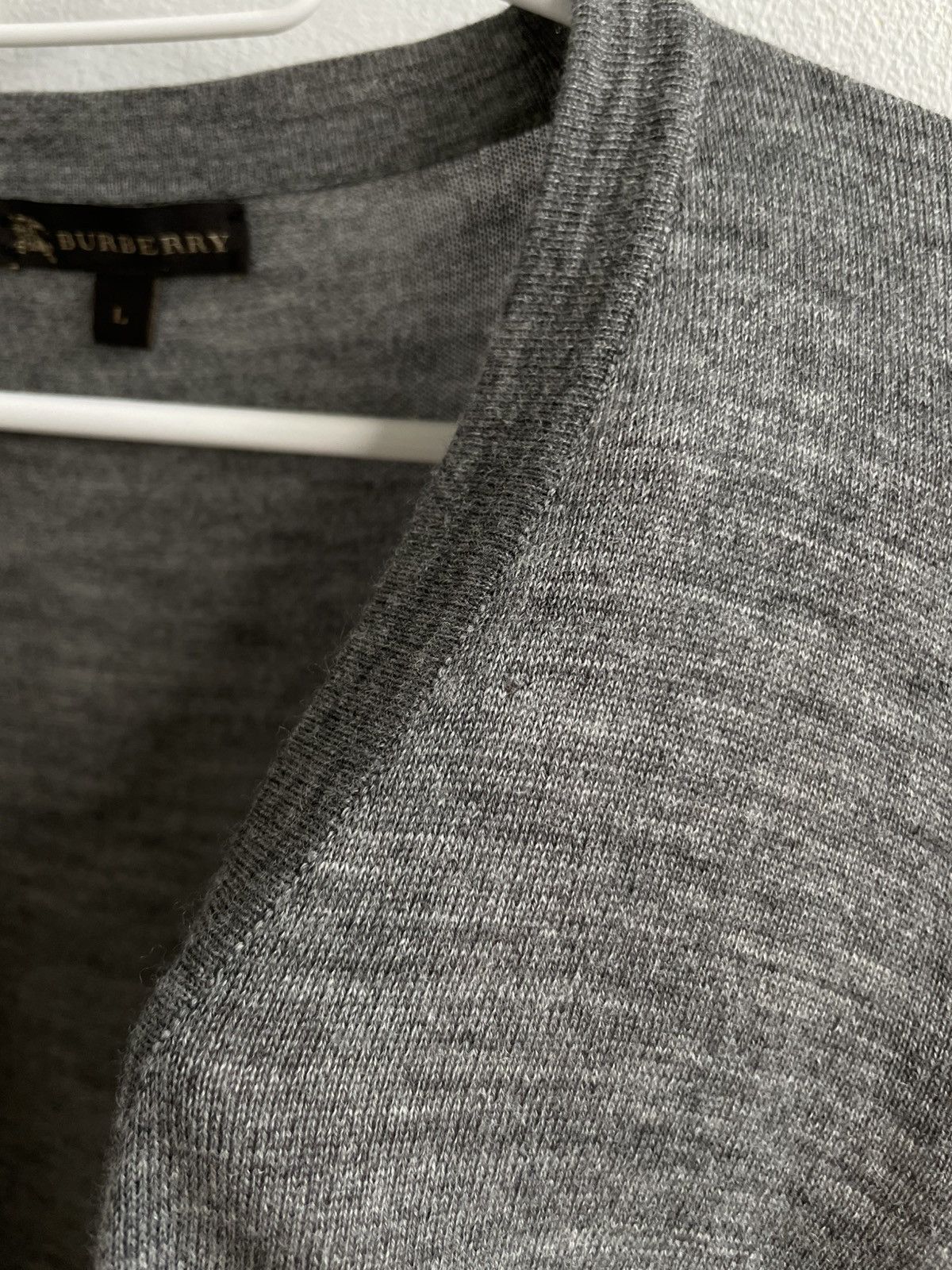 Burberry RARE Burberry Wool & Silk Brown Tags Cardigan Sweater Size M / US 6-8 / IT 42-44 - 10 Thumbnail