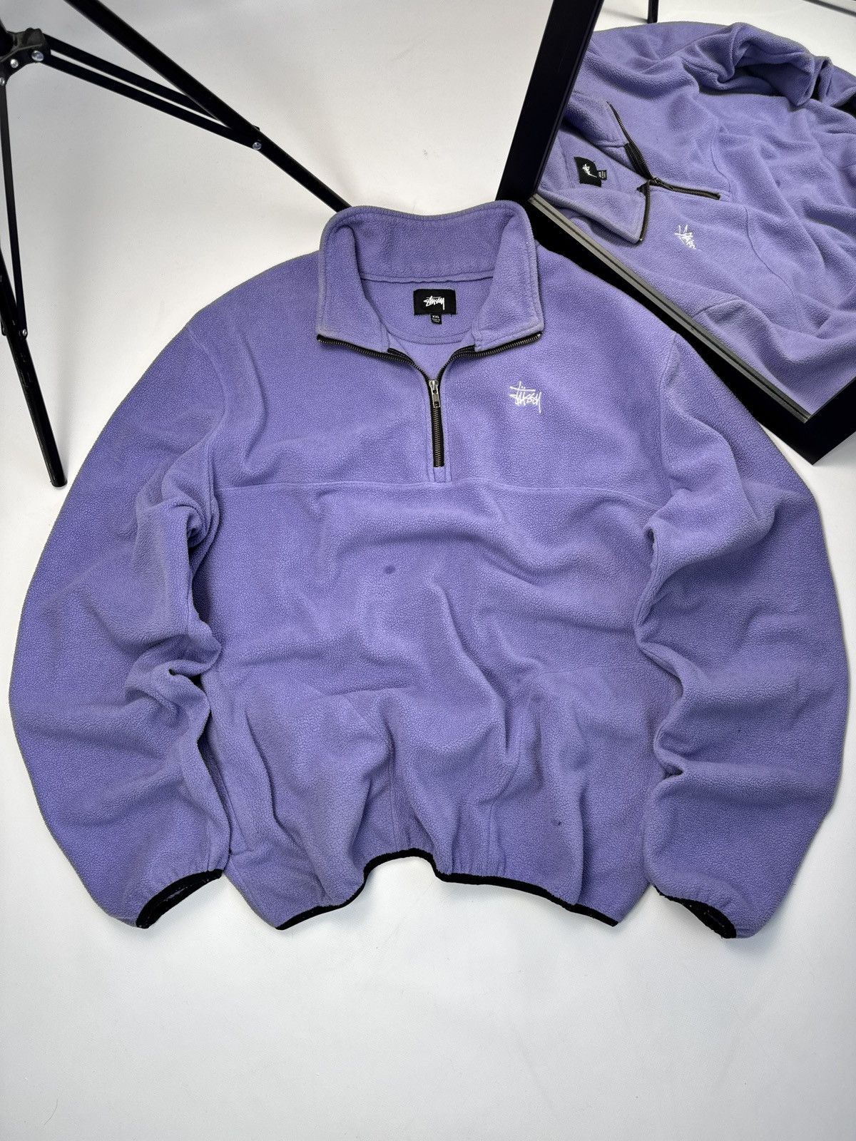 Stussy Stussy Half Zip Fleece Vintage Size US XXL / EU 58 / 5 - 3 Thumbnail