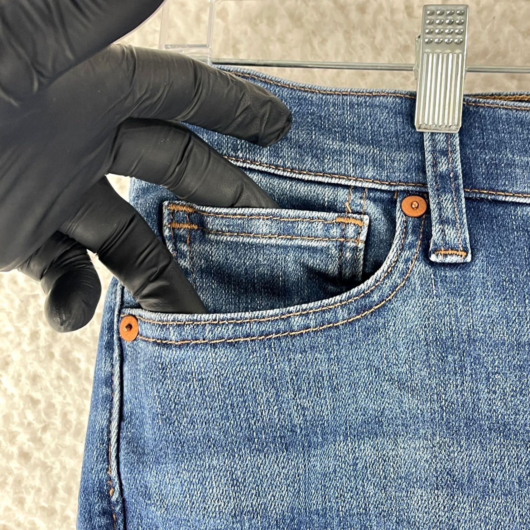 Madewell Madewell Jeans Skinny Womens Size 27 Blue Denim 5-Pocket 9" Mid-Rise Casual Regular Rise Pant Size 27" / US 4 / IT 40 - 4 Thumbnail