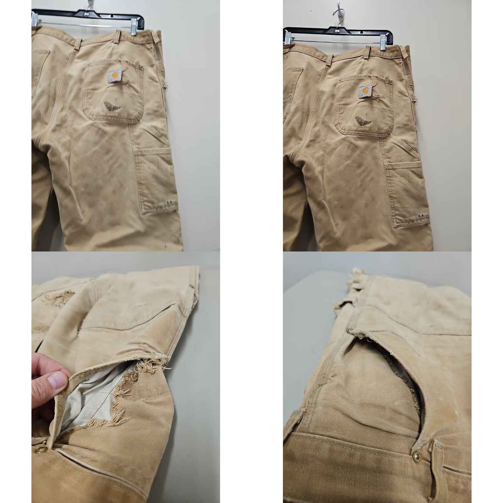 Carhartt VINTAGE Carhartt Pants Mens 38x32 Brown Canvas Carpenter Workwear USA Carhartt Pants Mens 38x32 Brown Canvas Carpenter Workwear USA Size US 38 / EU 54 - 10 Thumbnail