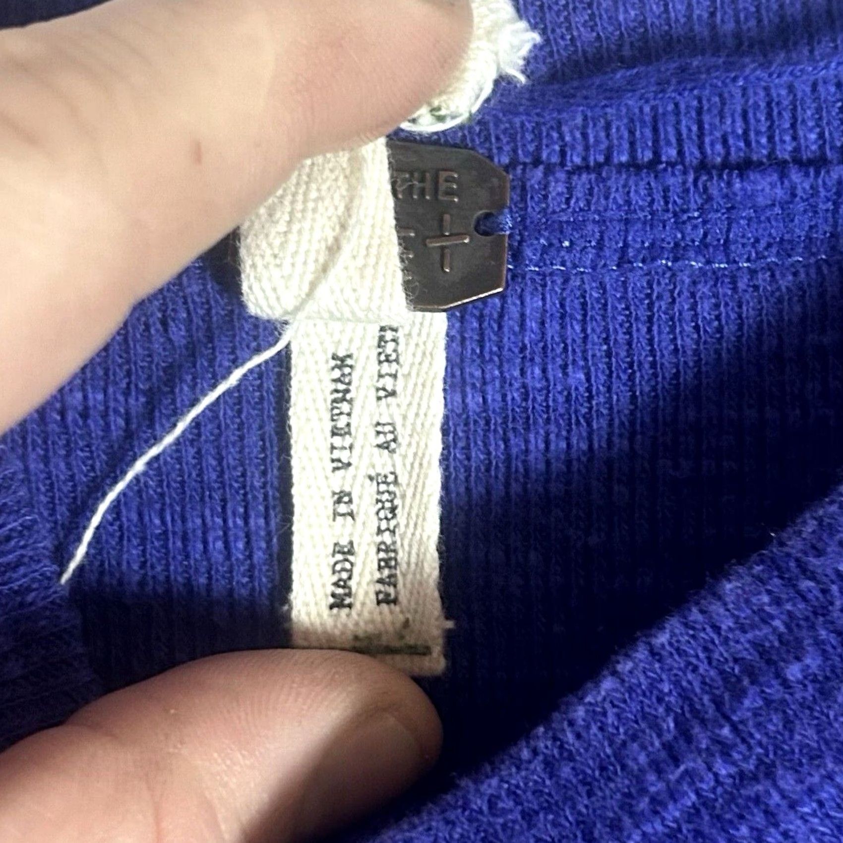 Vintage VINTAGE We The Free: Free People Wide Neck Sweater Womens XS Blue Long Sleeve Casual L/S Size XS / US 0-2 / IT 36-38 - 4 Thumbnail