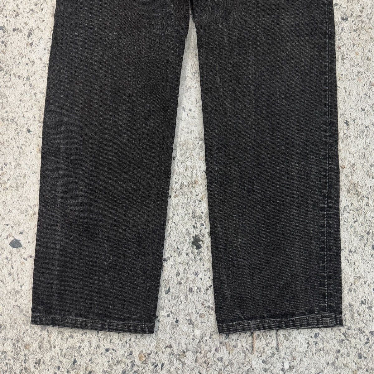 Levi's Vintage 90s Levi’s 505 Faded Black Jeans ERD Grunge Chrome Size US 32 / EU 48 - 9 Thumbnail
