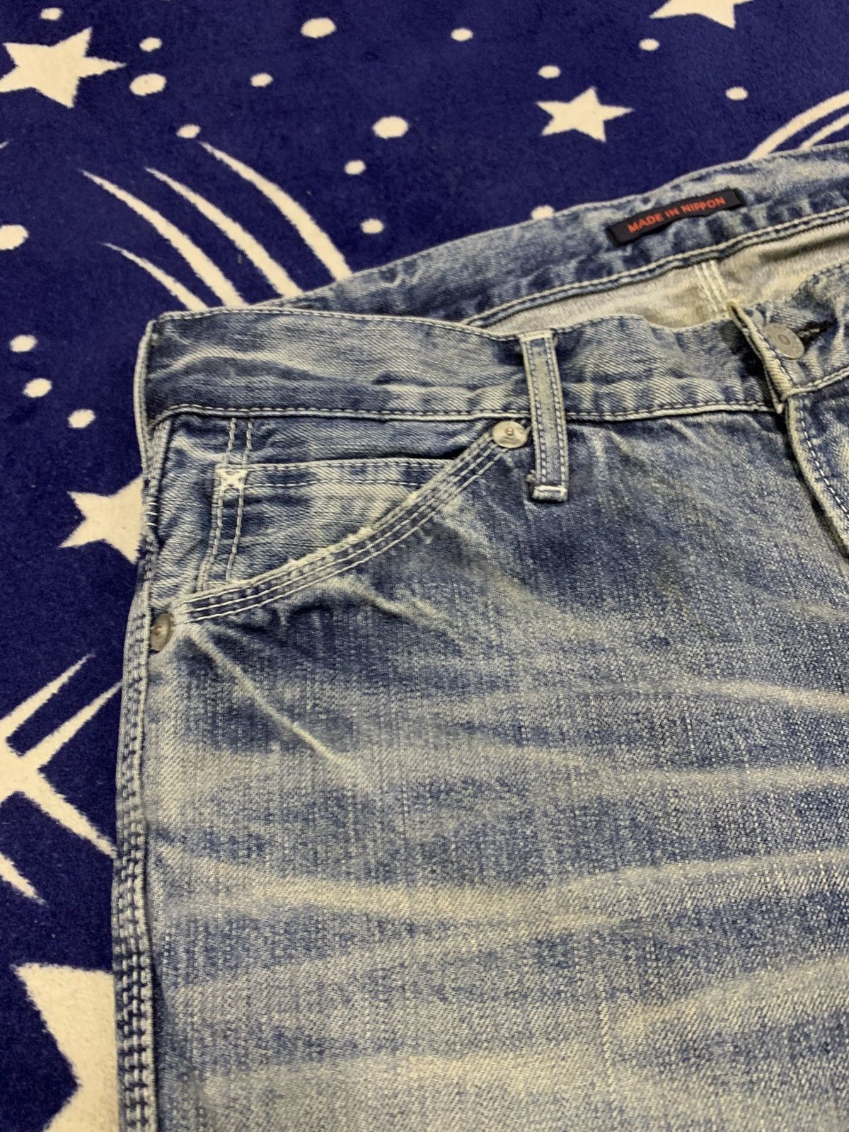 Japanese Brand Blue Way Garments Japan Vintage Denim Jeans Size US 33 - 8 Thumbnail