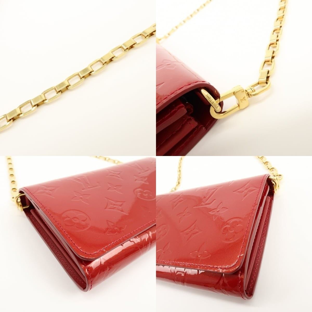 Louis Vuitton Louis Vuitton Monogram Vernis Portefeuille Sarah Chain Bag Size ONE SIZE - 4 Thumbnail