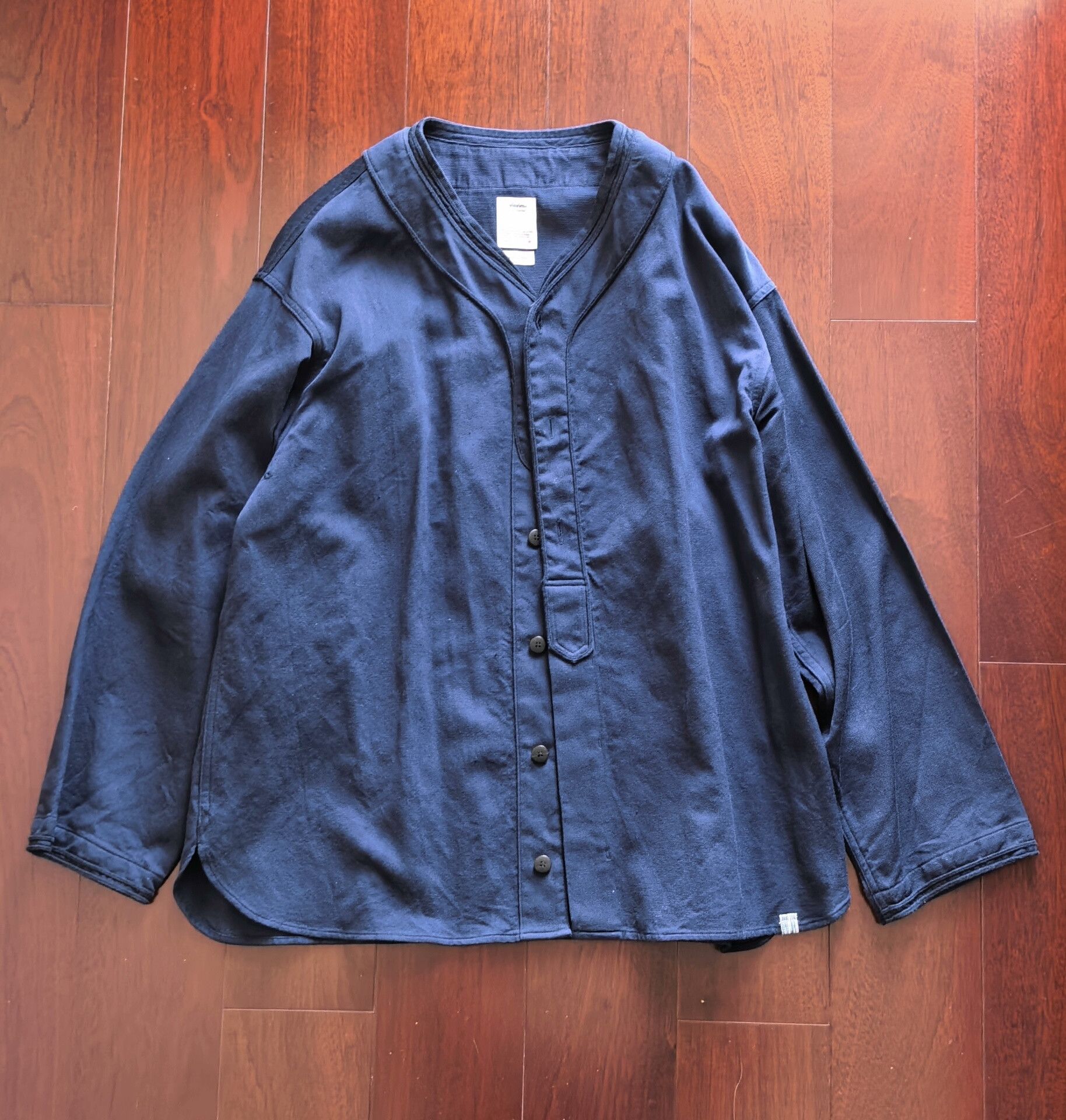 Visvim visvim wool linen blend baseball shirt Size US M / EU 48-50 / 2 - 1 Thumbnail