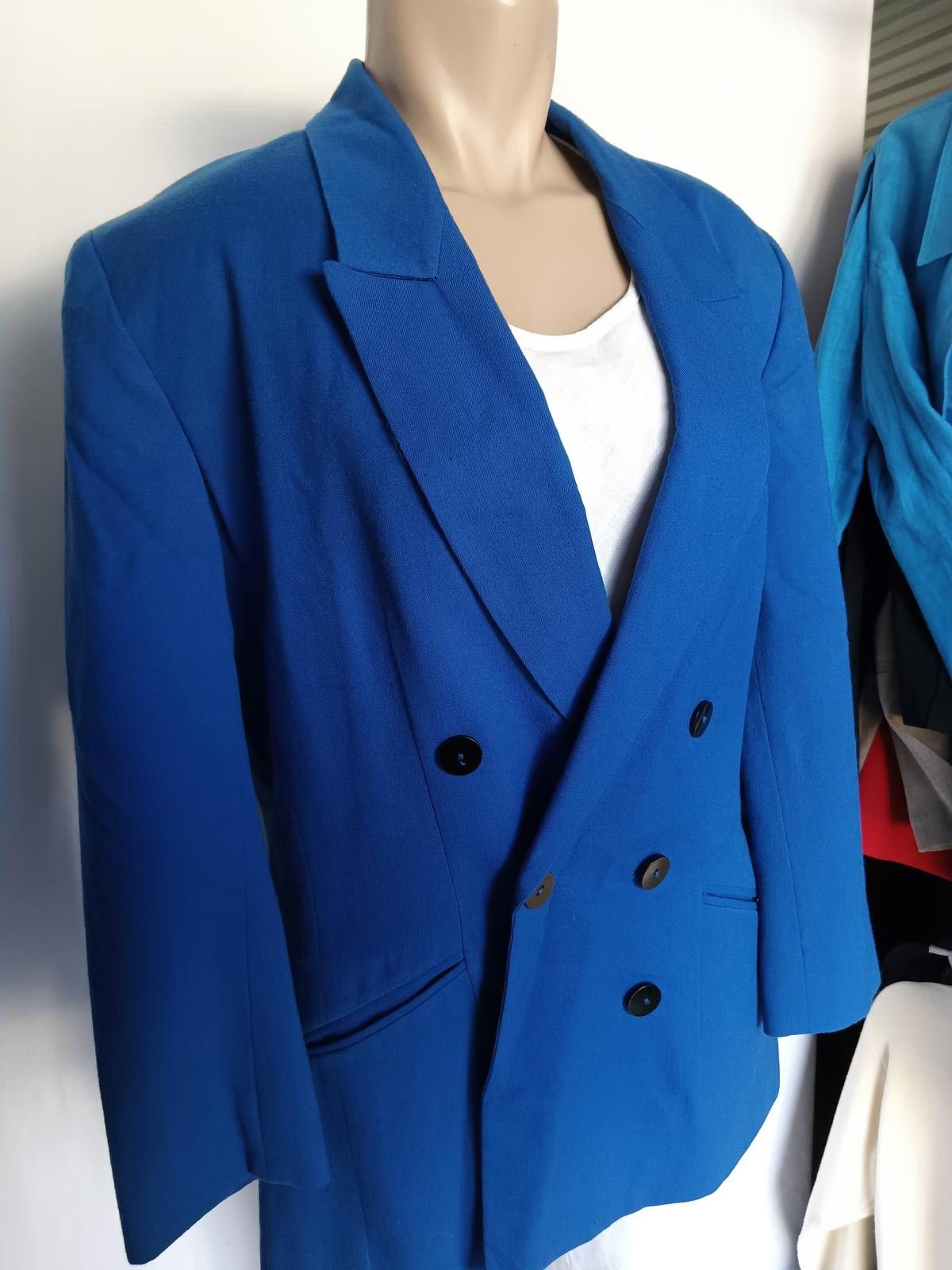 JH Collectibles Vintage JH Collectibles Blue Wool Blazer - Size 12 UK 16 Size XL / US 12-14 / IT 48-50 - 6 Thumbnail