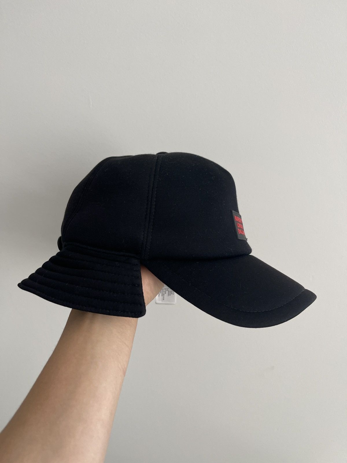 Burberry STEAL! Burberry Logo Appliqué Reconstructed Baseball Hat Size ONE SIZE - 2 Thumbnail