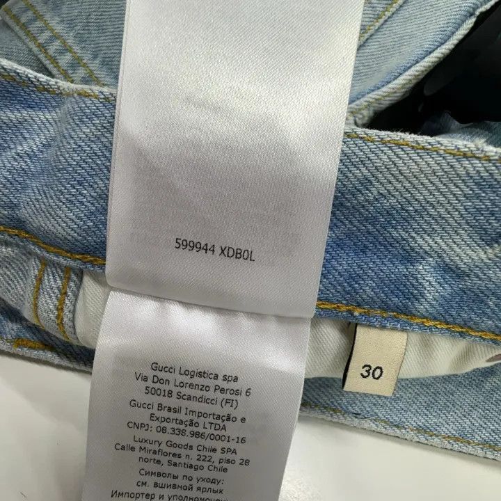 Gucci Gucci GUCCI Vintage Mid-Rise Straight Leg Jeans -2506 Size US 30 / EU 46 - 4 Thumbnail