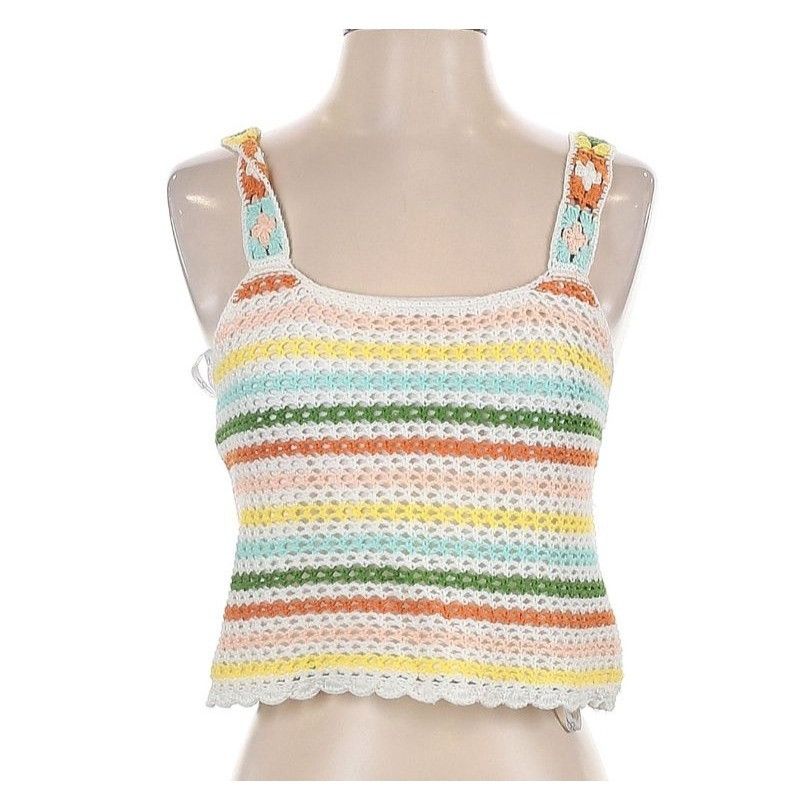 Jessica Simpson NWT Jessica Simpson Kerian Sweater Tank Crochet XS/S MSRP$69 Size XS / US 0-2 / IT 36-38 - 2 Thumbnail