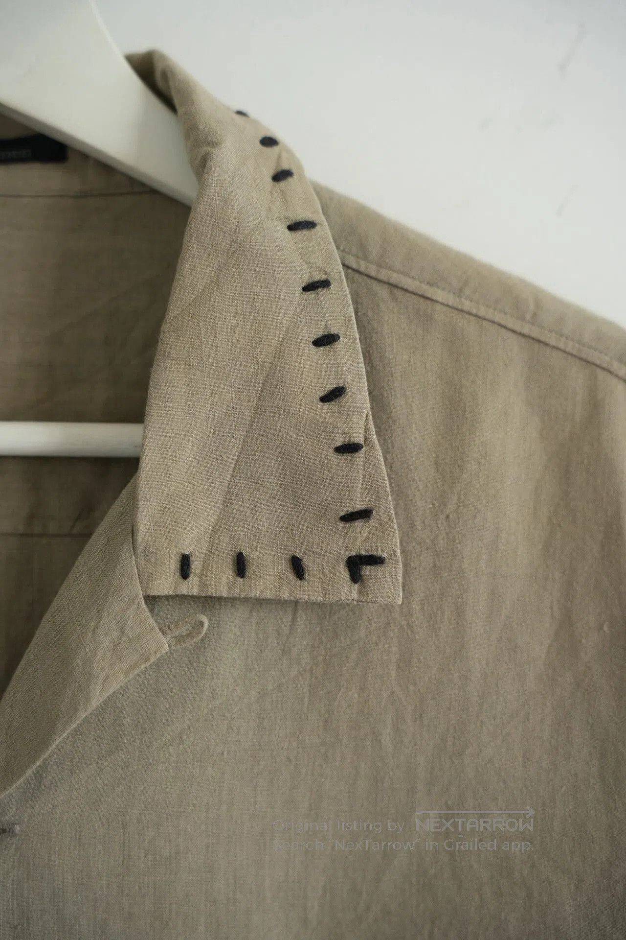 Y's for Men Yohji Yamamoto 90s Linen Shirt. Size US M / EU 48-50 / 2 - 4 Thumbnail
