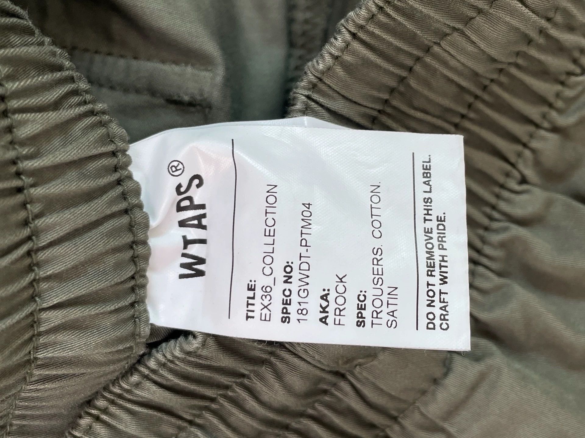 Wtaps WTAPS casual pants size 1 new with tags Size US 29 - 4 Thumbnail