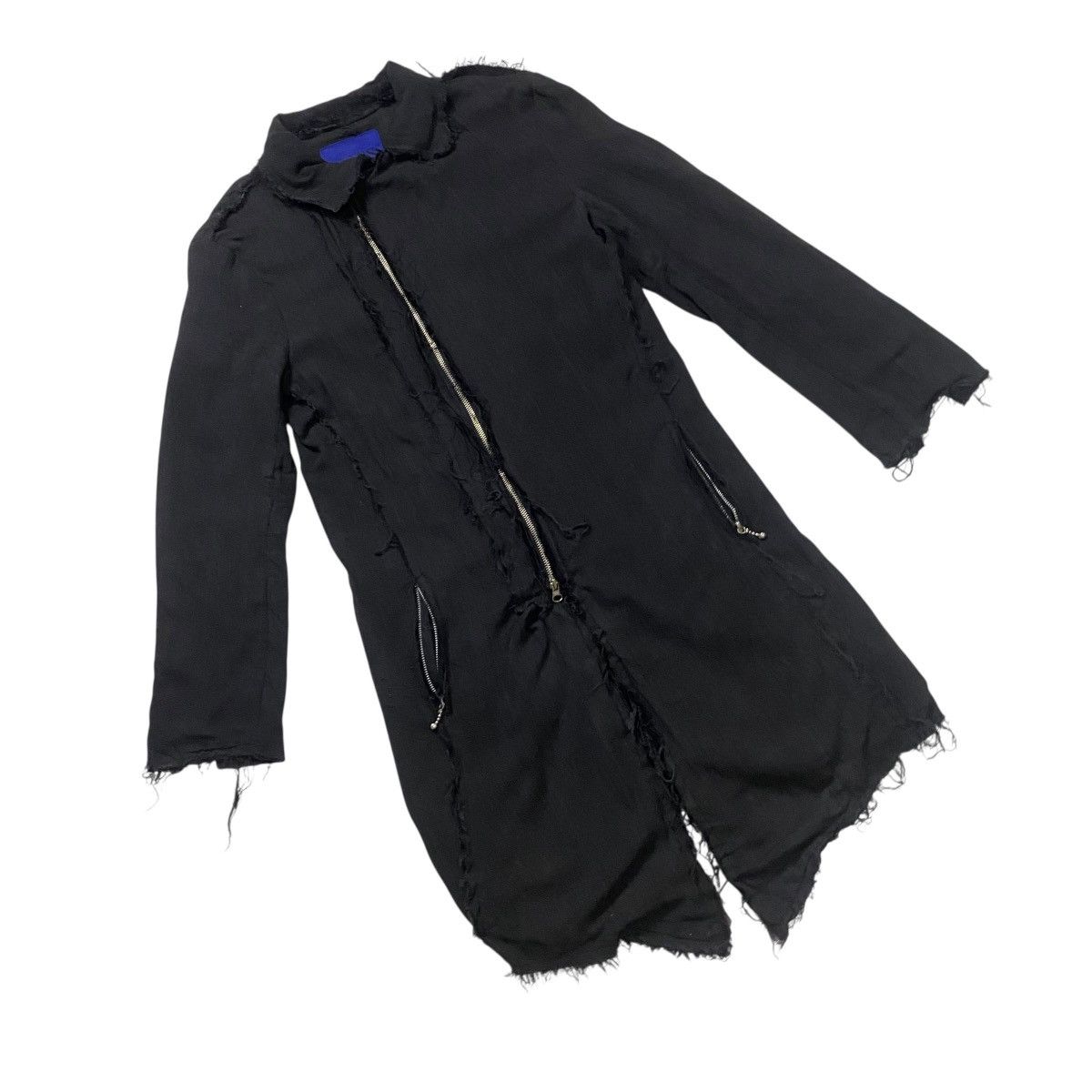 Japanese Brand Jinsinn raw Edge designer coat Size US M / EU 48-50 / 2 - 2 Thumbnail