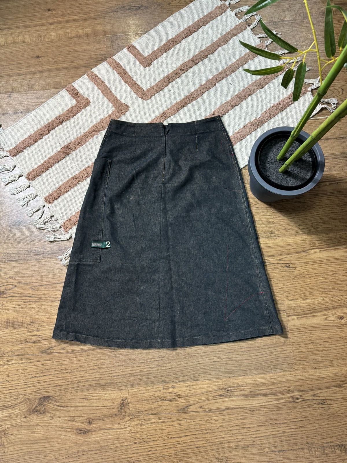 Cop Copine VINTAGE COP COPINE BIG LOGO WASHED DEMIN SKIRT Size 28" / US 6 / IT 42 - 7 Thumbnail