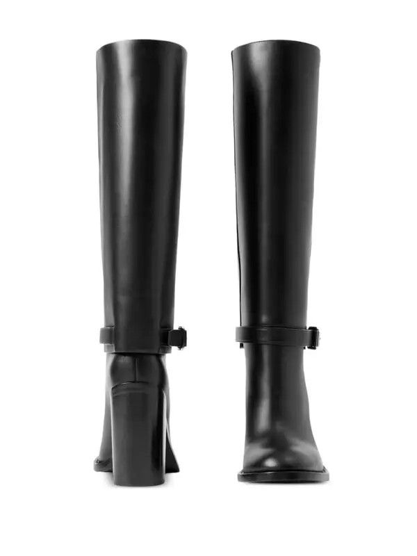 Burberry o1w1db10125 Leather Boots in Black Size US 6.5 / IT 36.5 - 4 Thumbnail