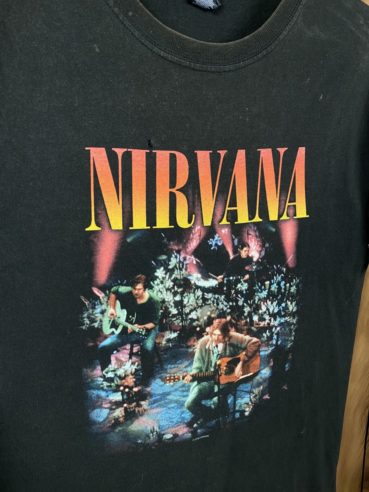 Nirvana 🎸Vintage 2006 T-Shirt Nirvana Kurt Cobain Unplugged Photo🎸 Size US S / EU 44-46 / 1 - 2 Thumbnail
