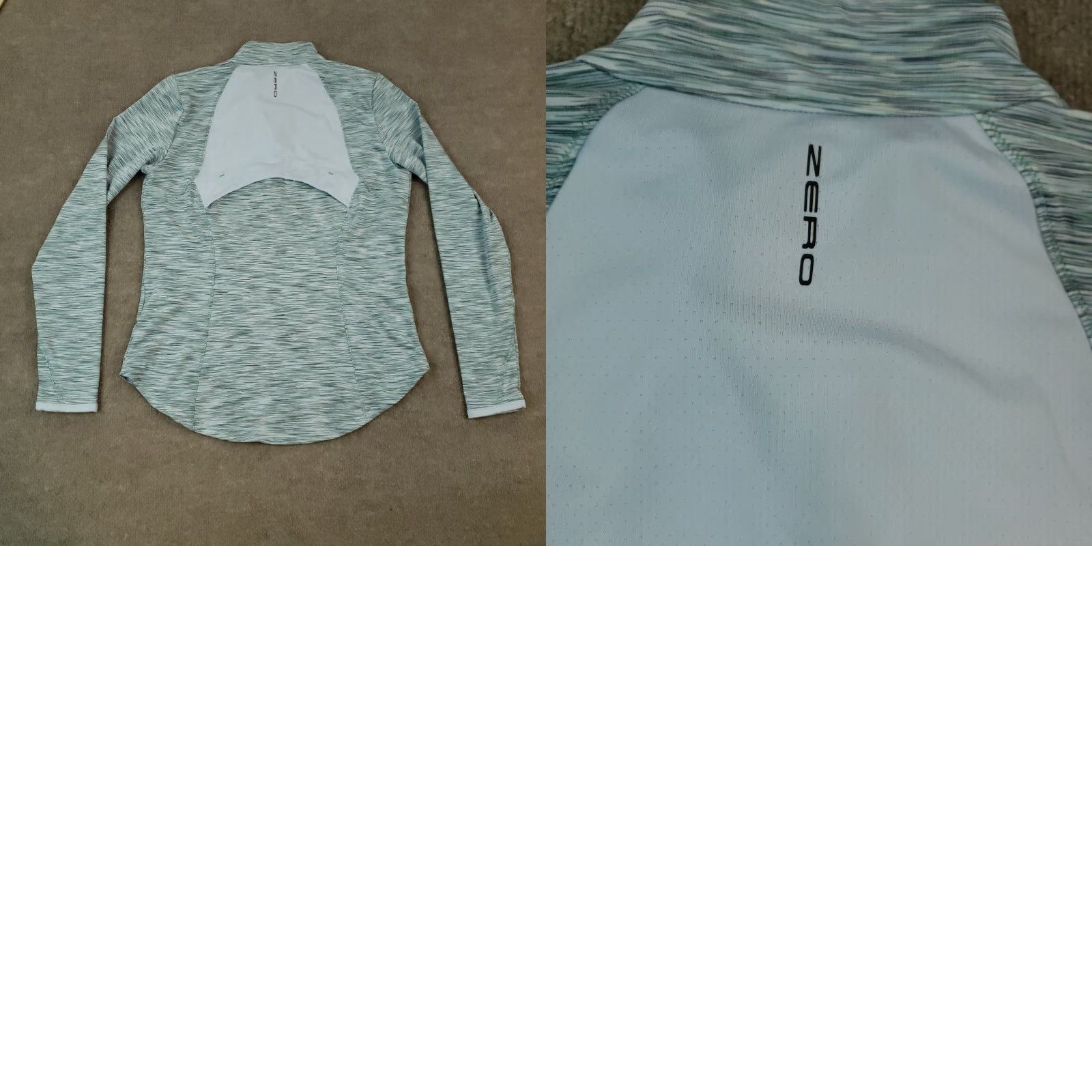 Vintage Zero Restriction Blue Long Sleeve 1/4 Zip Stretch Pullover Sweatshirt Womens Medium Size M / US 6-8 / IT 42-44 - 8 Thumbnail