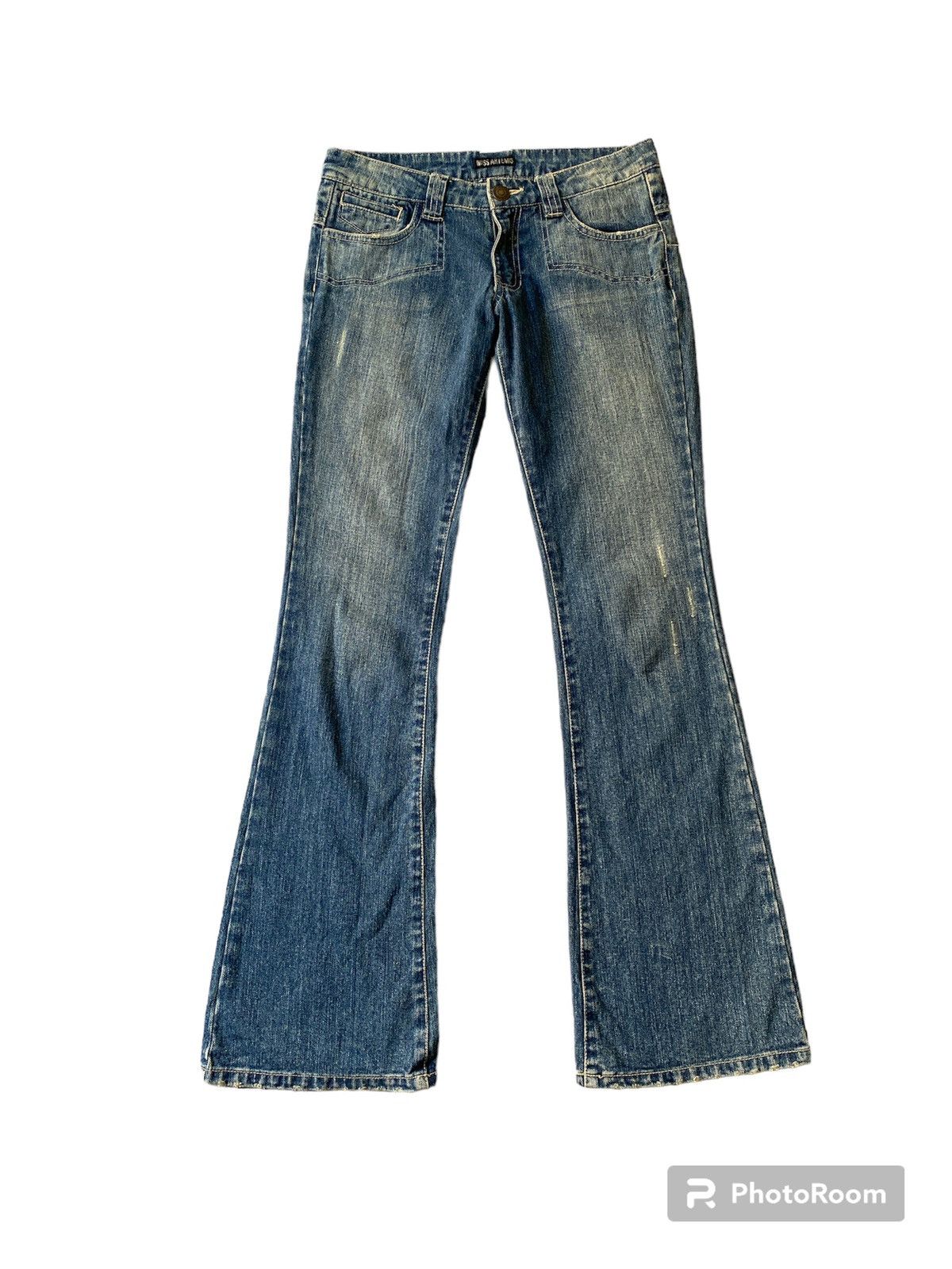 Japanese Brand × Tornado Mart 1990’s Miss Artemis Tribal Design Flare Denim Size US 29 - 3 Thumbnail