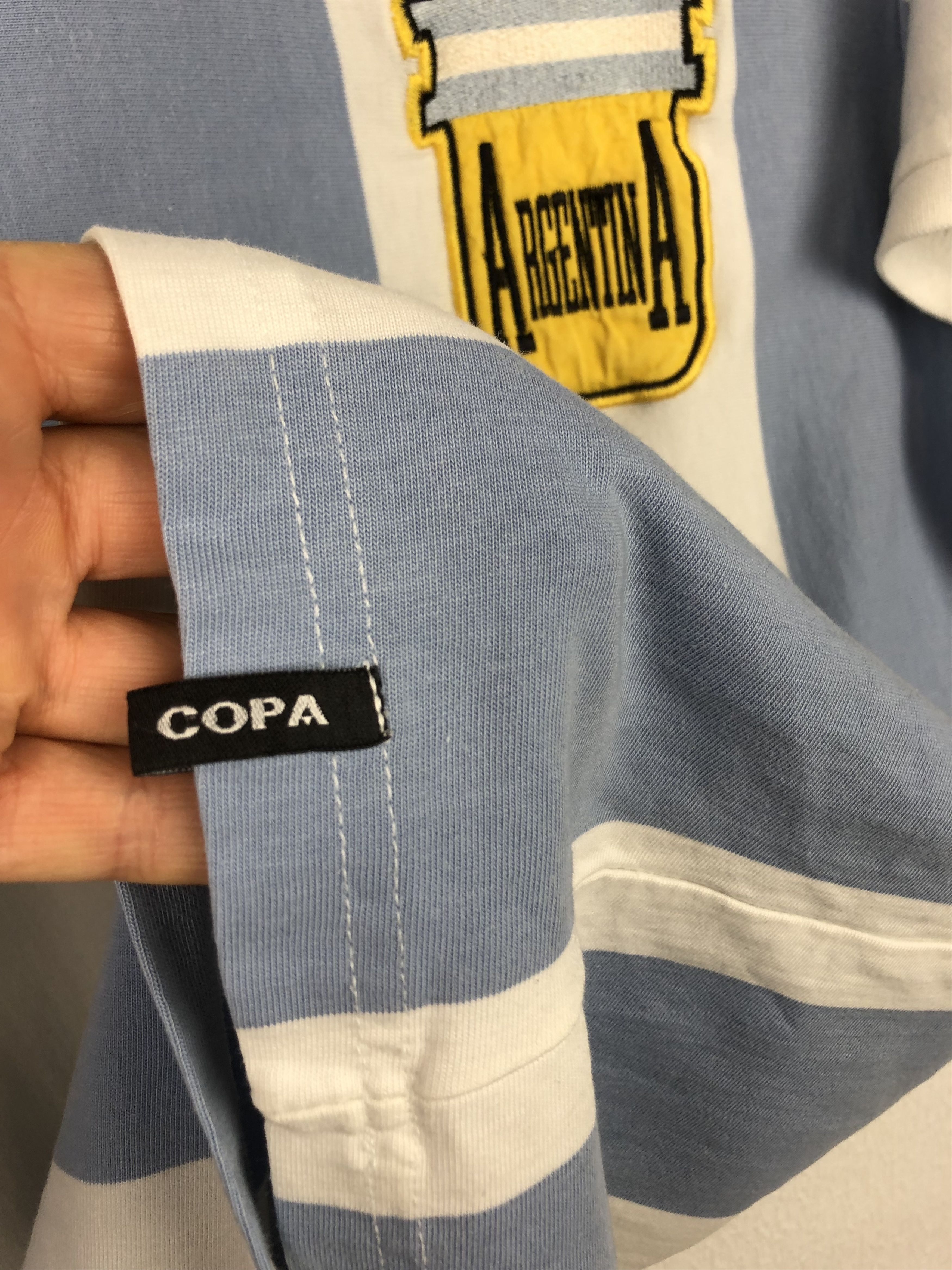 Vintage Argentina Football Shirt Soccer National Jersey Messi Trikot Size US S / EU 44-46 / 1 - 6 Thumbnail