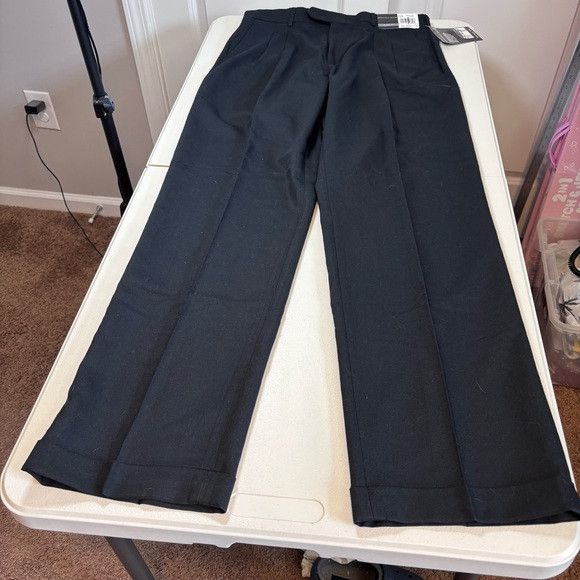 Geoffrey B. Small Geoffrey Beene Black Dress Men Pant Perfect Fit 34*34 Size US 34 / EU 50 - 15 Thumbnail