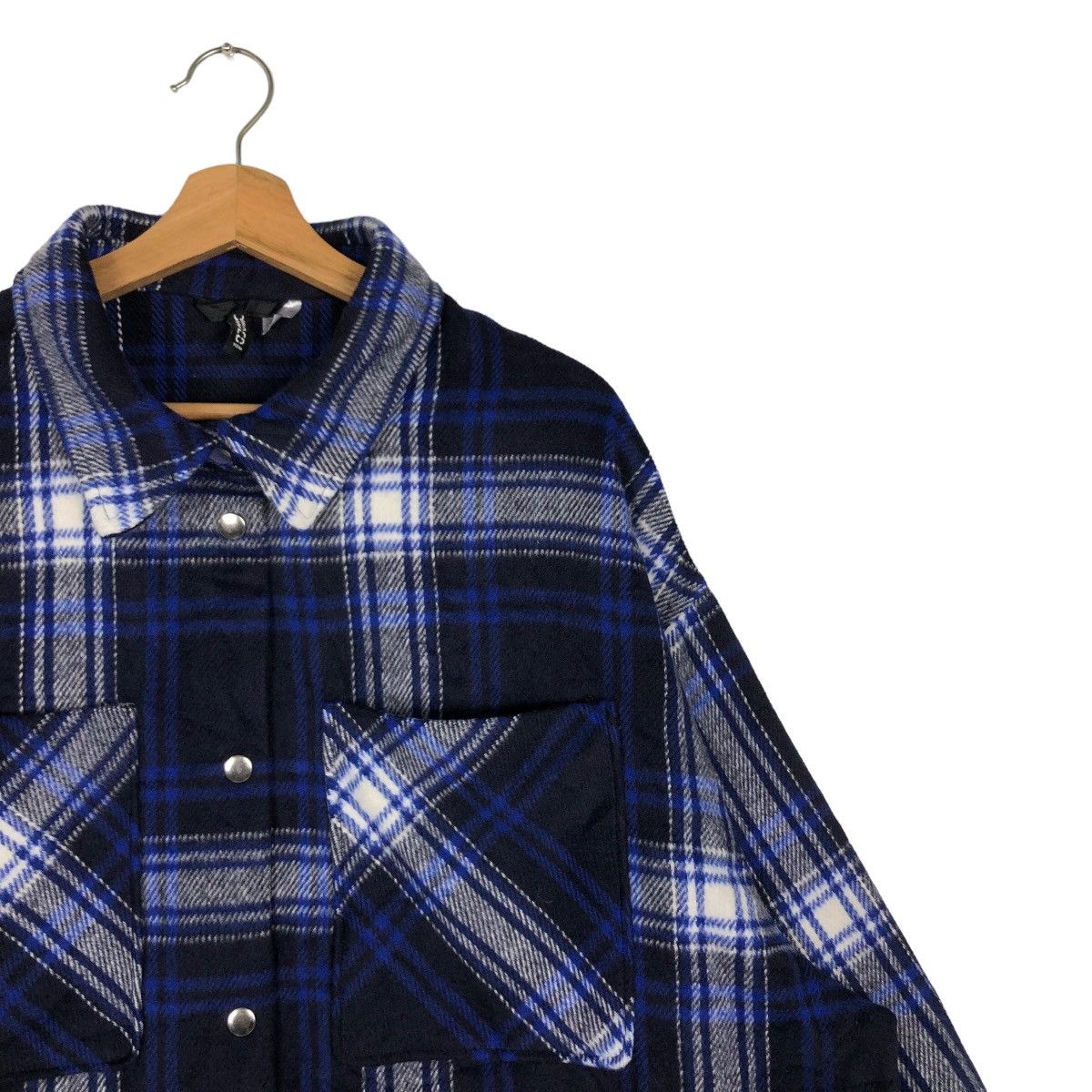 Flannel 🔥90’s Chore Divided Flannel Jacket Tartan Design Big Size Size US XL / EU 56 / 4 - 6 Thumbnail