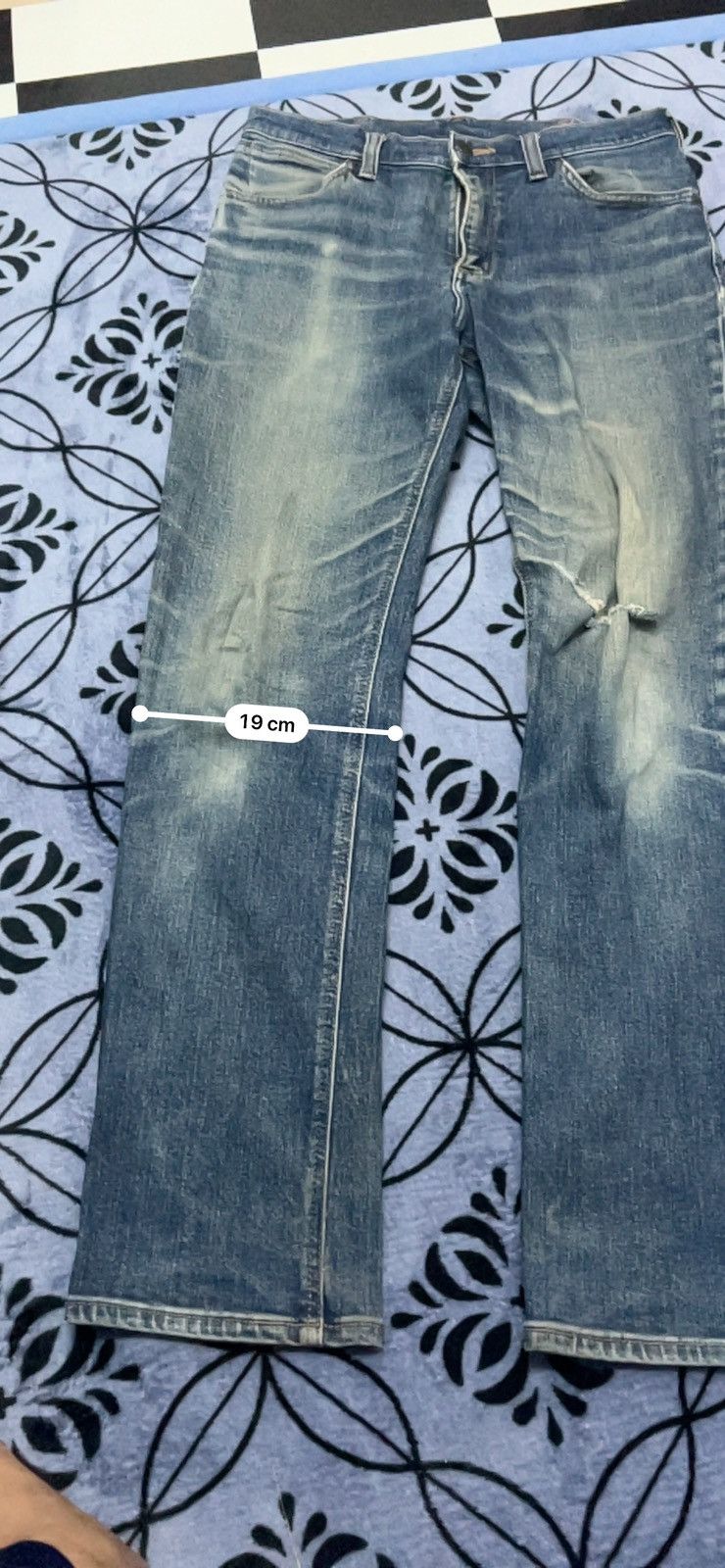 Vintage × Wrangler Wrangler USA - vintage 90’s distressed Size US 29 - 20 Thumbnail
