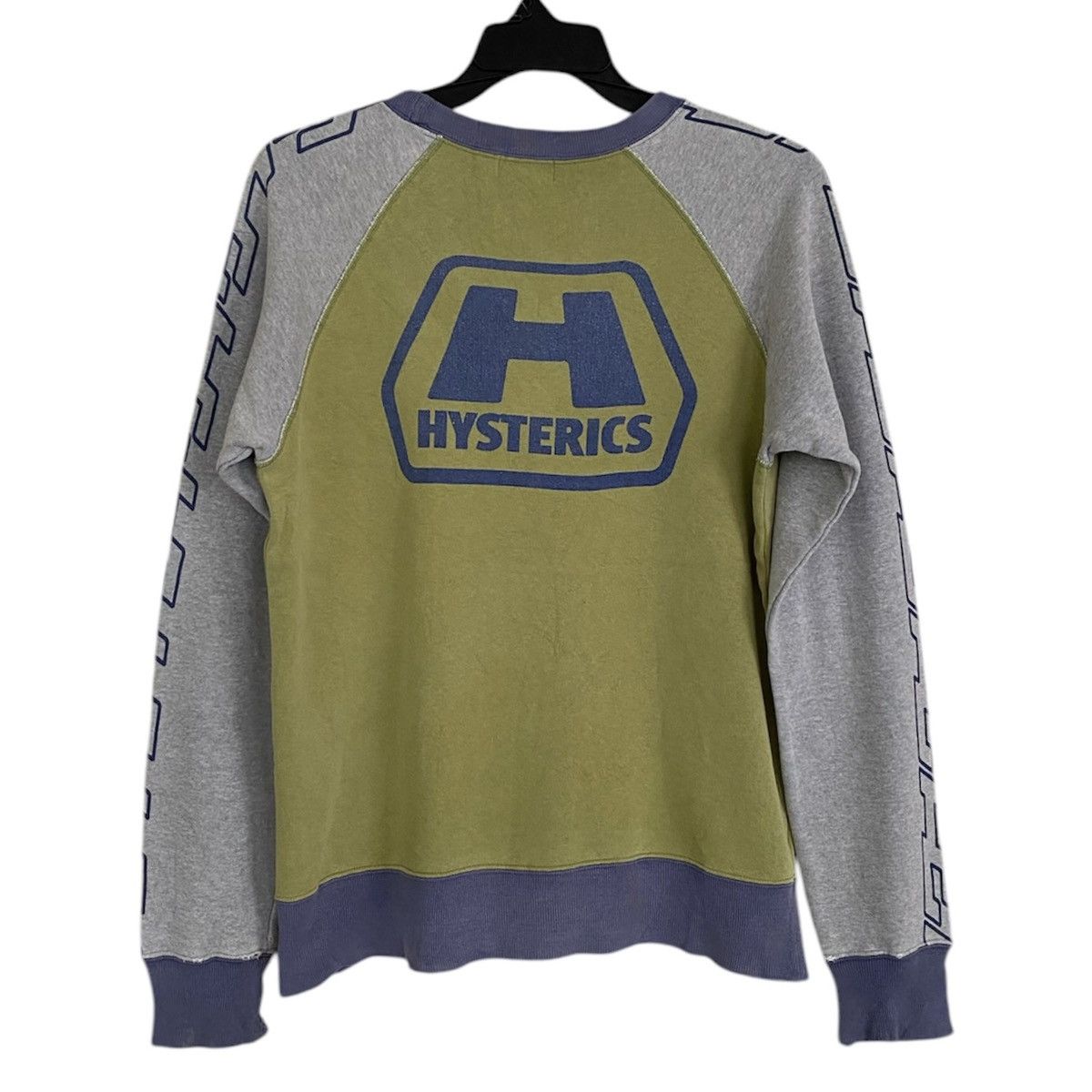 Hysteric Glamour 90's RARE Hysteric Glamour Big Logo Raglan Sweatshirt Size US M / EU 48-50 / 2 - 1 Thumbnail