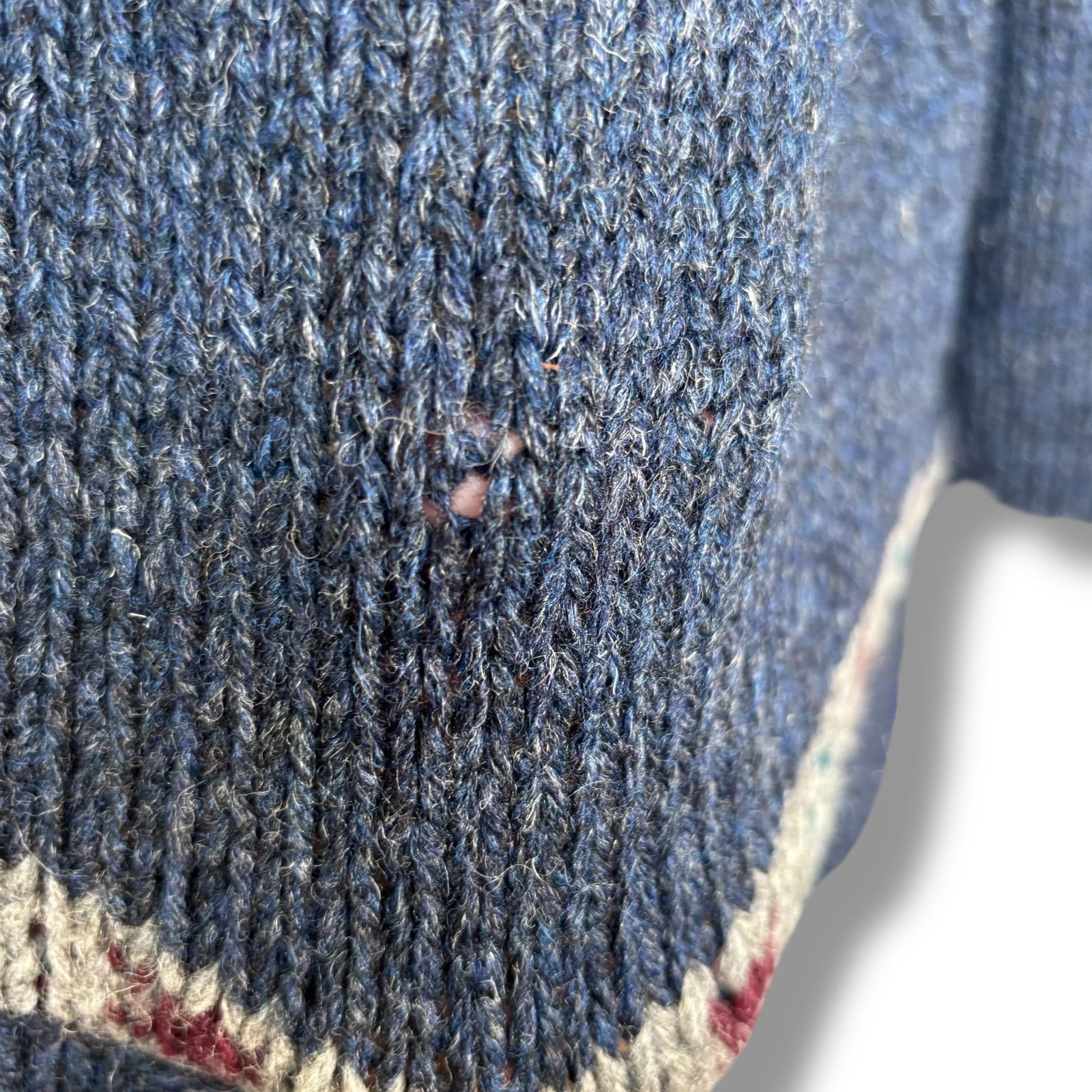 Polo Ralph Lauren Vintage 90s Polo Ralph Lauren Blue Wool Ski Sweater Nordic Size US S / EU 44-46 / 1 - 8 Thumbnail