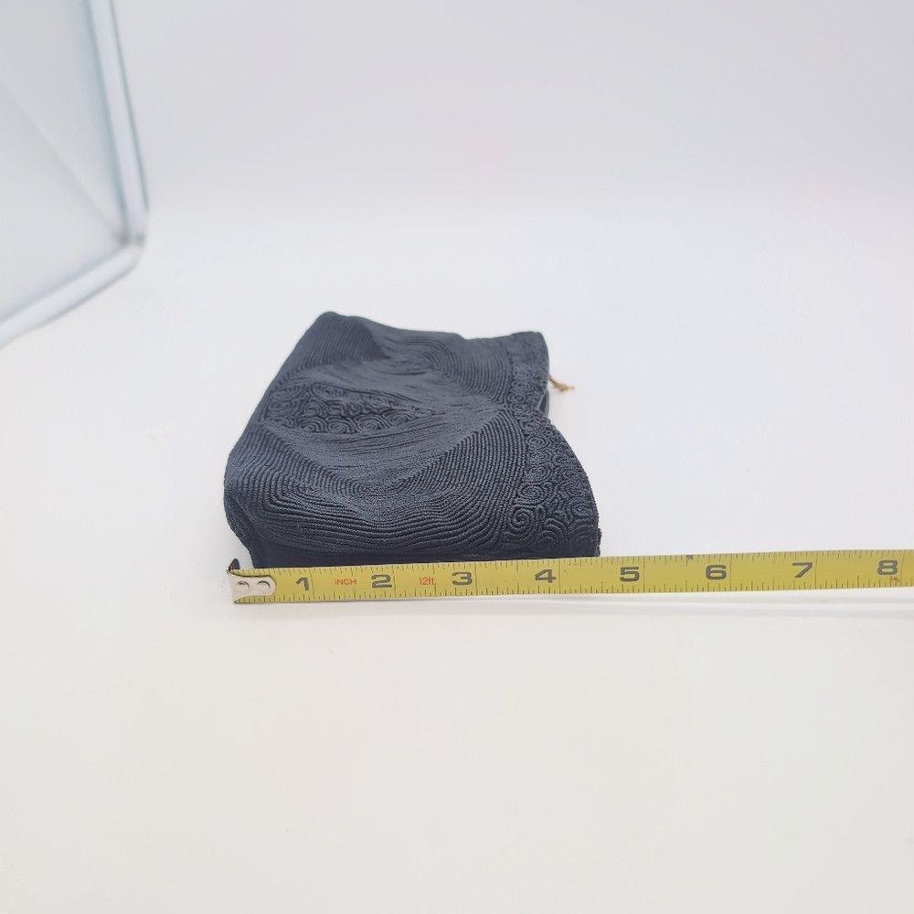 Vintage Vintage Hollywood Handbag Corde' Wover Black Clutch Bag Size ONE SIZE - 7 Thumbnail