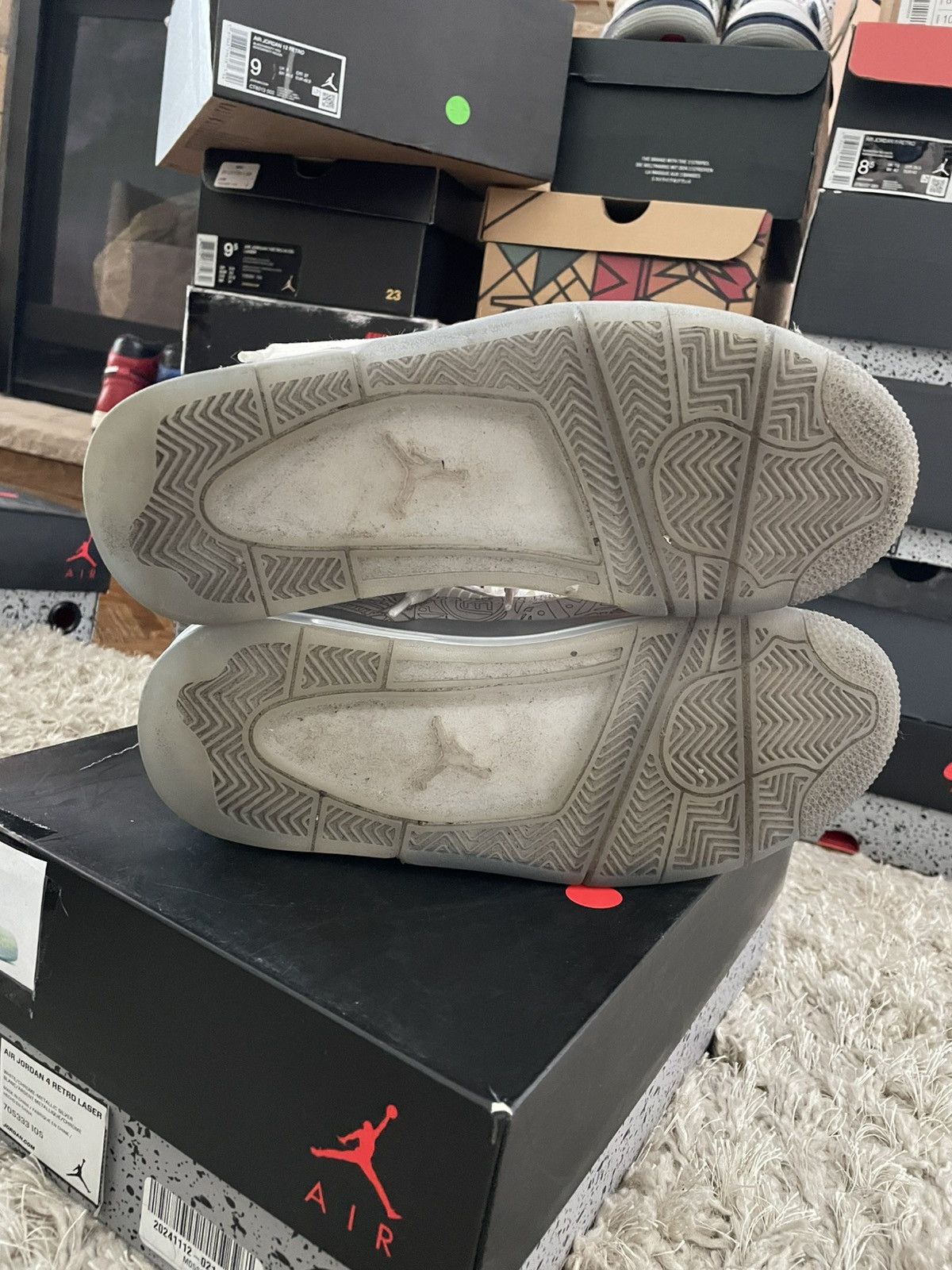 Jordan Brand Jordan 4 Laser Size US 8.5 / EU 41-42 - 8 Thumbnail