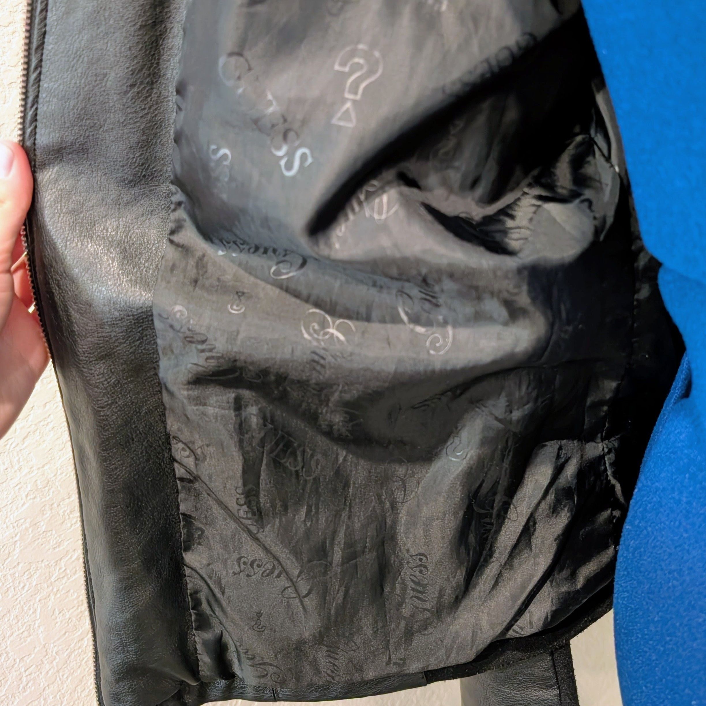 Guess Guess Faux Leather Hooded Motorcycle Jacket Women's Size XL Size XL / US 12-14 / IT 48-50 - 5 Thumbnail