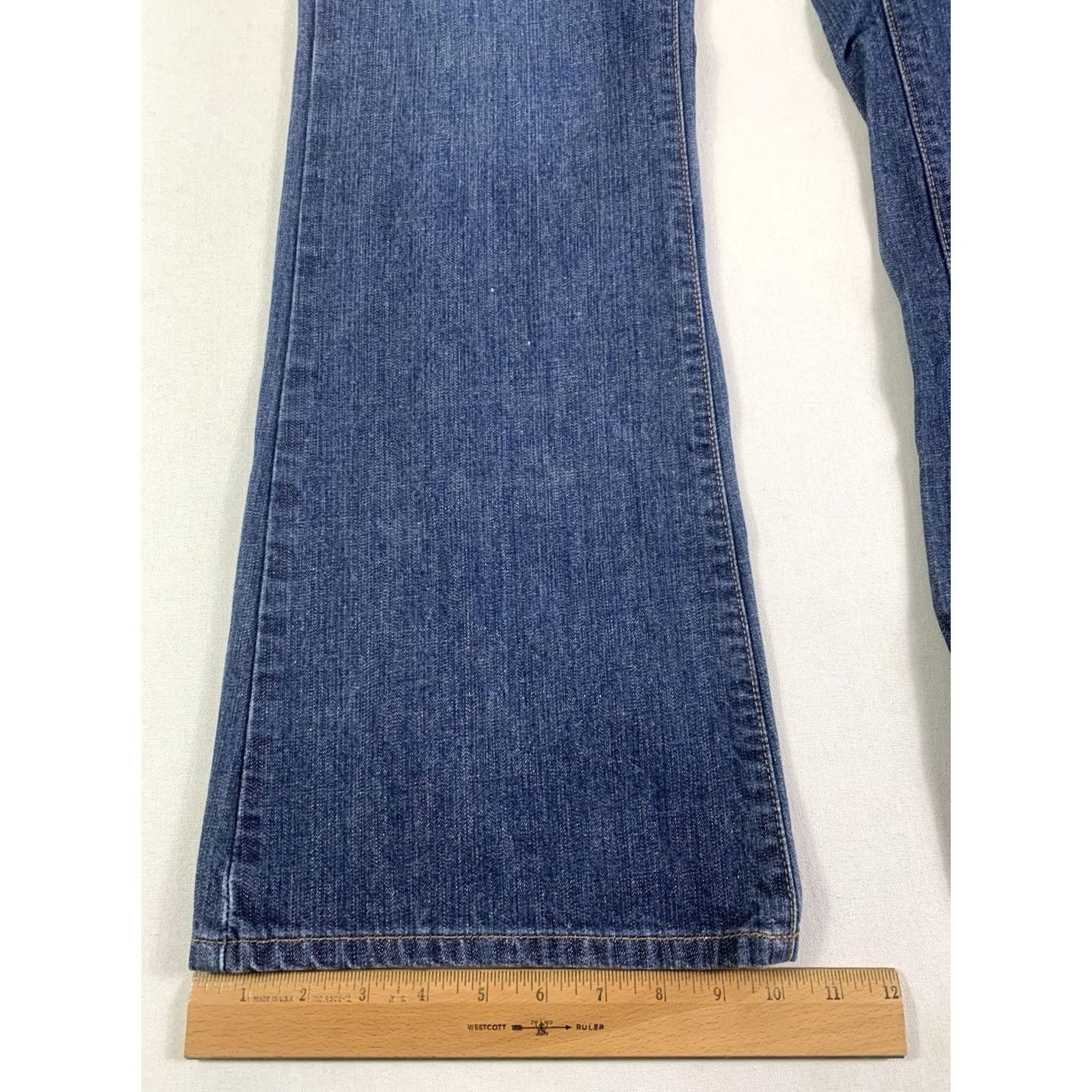 Abercrombie & Fitch Abercrombie & Fitch Jeans Womens Size 12L Blue Flare High Rise 90s Bohemian Size 34" / US 12 / IT 48 - 3 Thumbnail