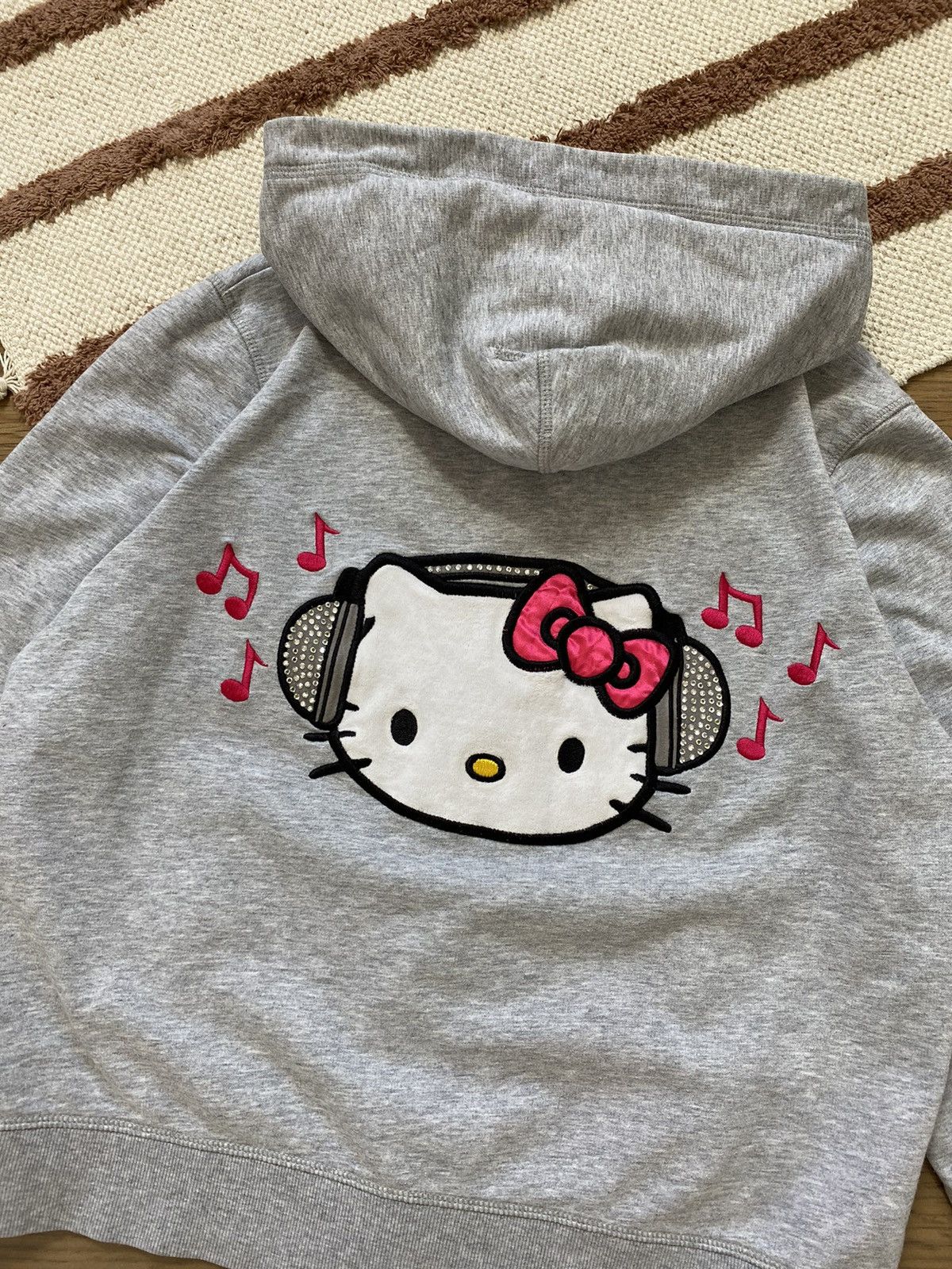 Cartoon Network HELLO KITTY RHINES VELOR ZIP HOODIE Size S / US 4 / IT 40 - 2 Thumbnail