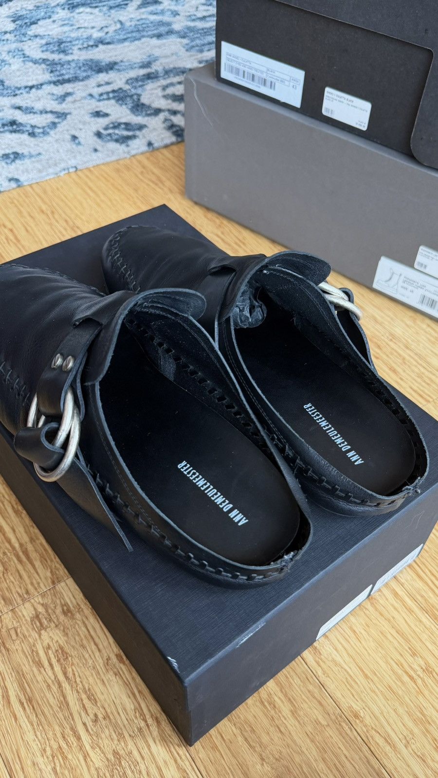 Ann Demeulemeester Ande Soft Rounded Toe Loafers Size US 9.5 / EU 42-43 - 8 Thumbnail