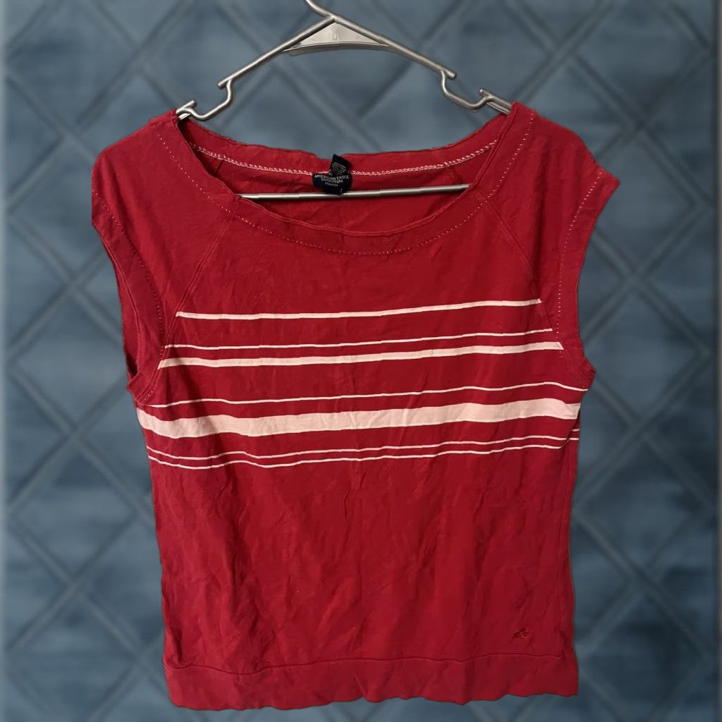 American Eagle Outfitters AMERICAN EAGLE OUTFITTERS Blouse Shirt Women Red Sleeveless Large Size L / US 10 / IT 46 - 1 Thumbnail