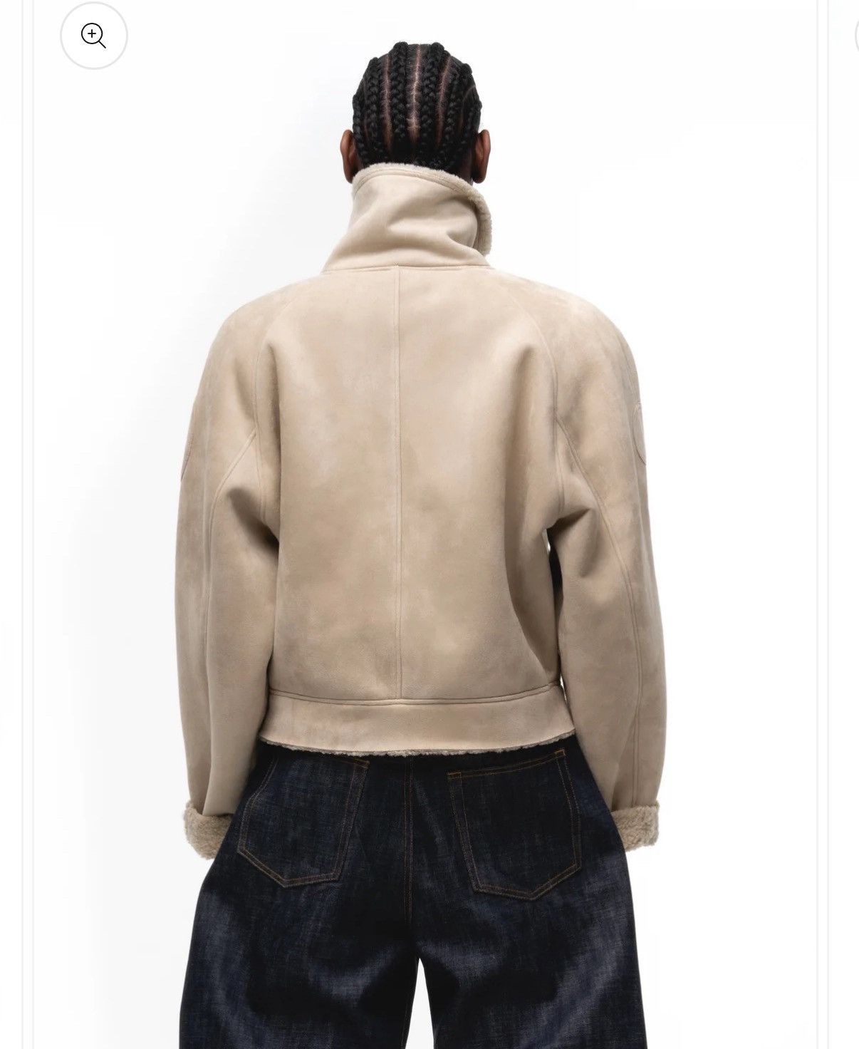 No Faith Studios No Faith Studios Heavy Flight Shearling Jacket