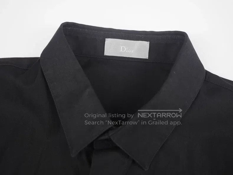 Dior Dior size 37 Black Bee Print Shirt Size US S / EU 44-46 / 1 - 3 Thumbnail