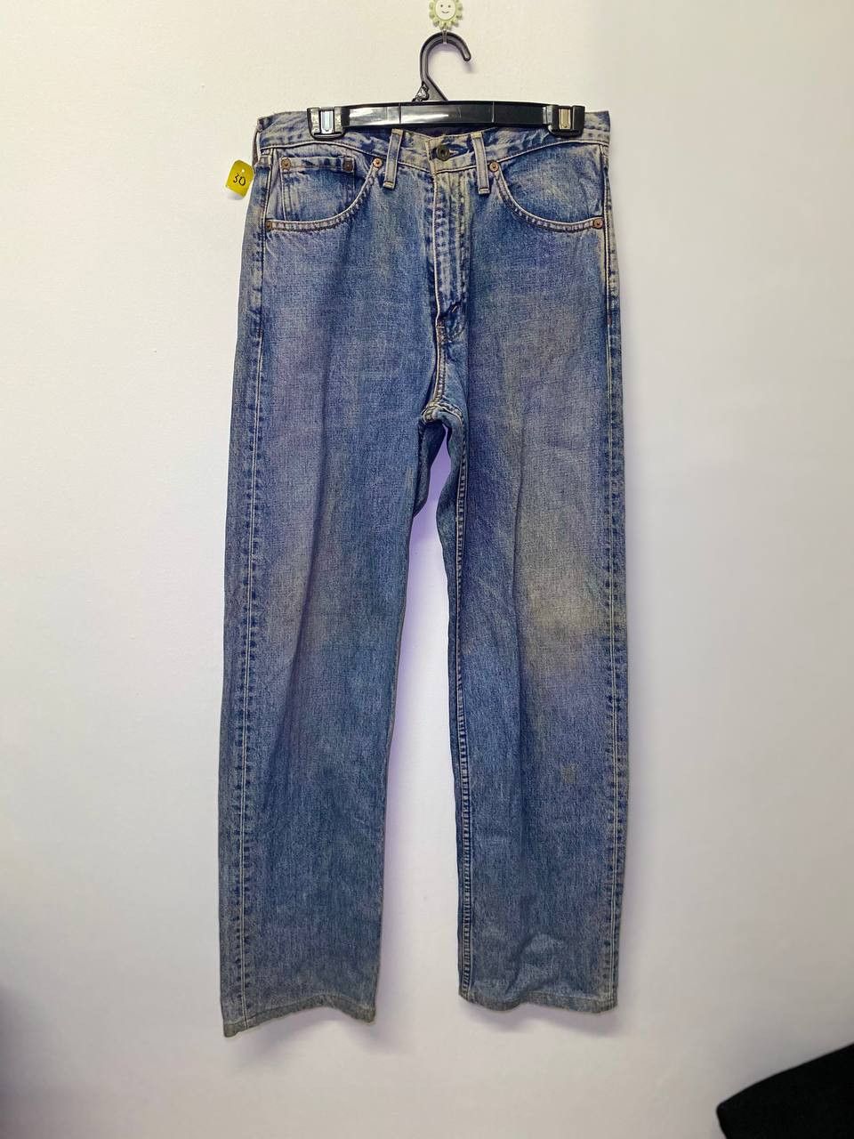 Levi's vintage levis 504 light wash denim nice design Size US 30 / EU 46 - 2 Thumbnail